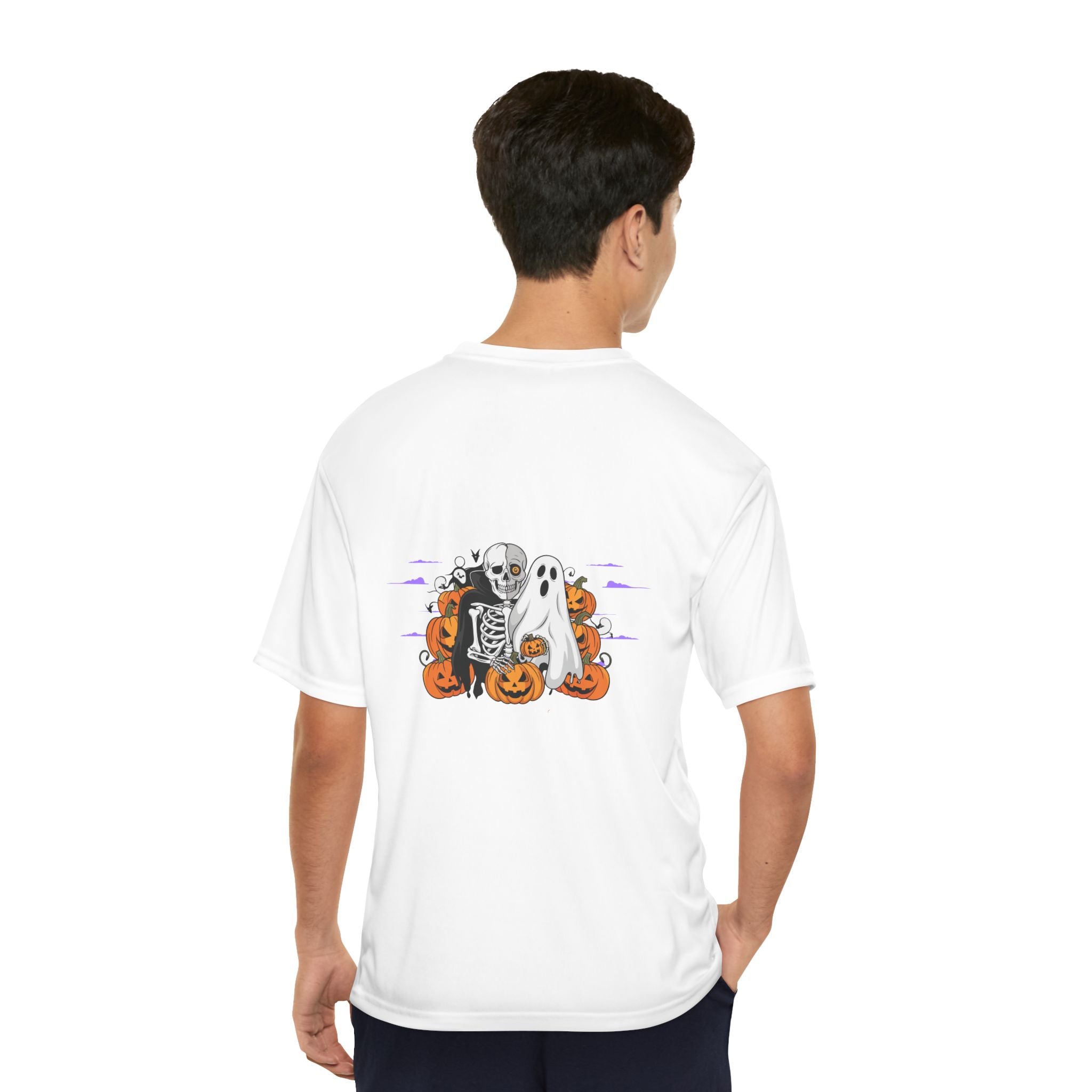 Halloween with Bats | Men's Performance T-Shirt