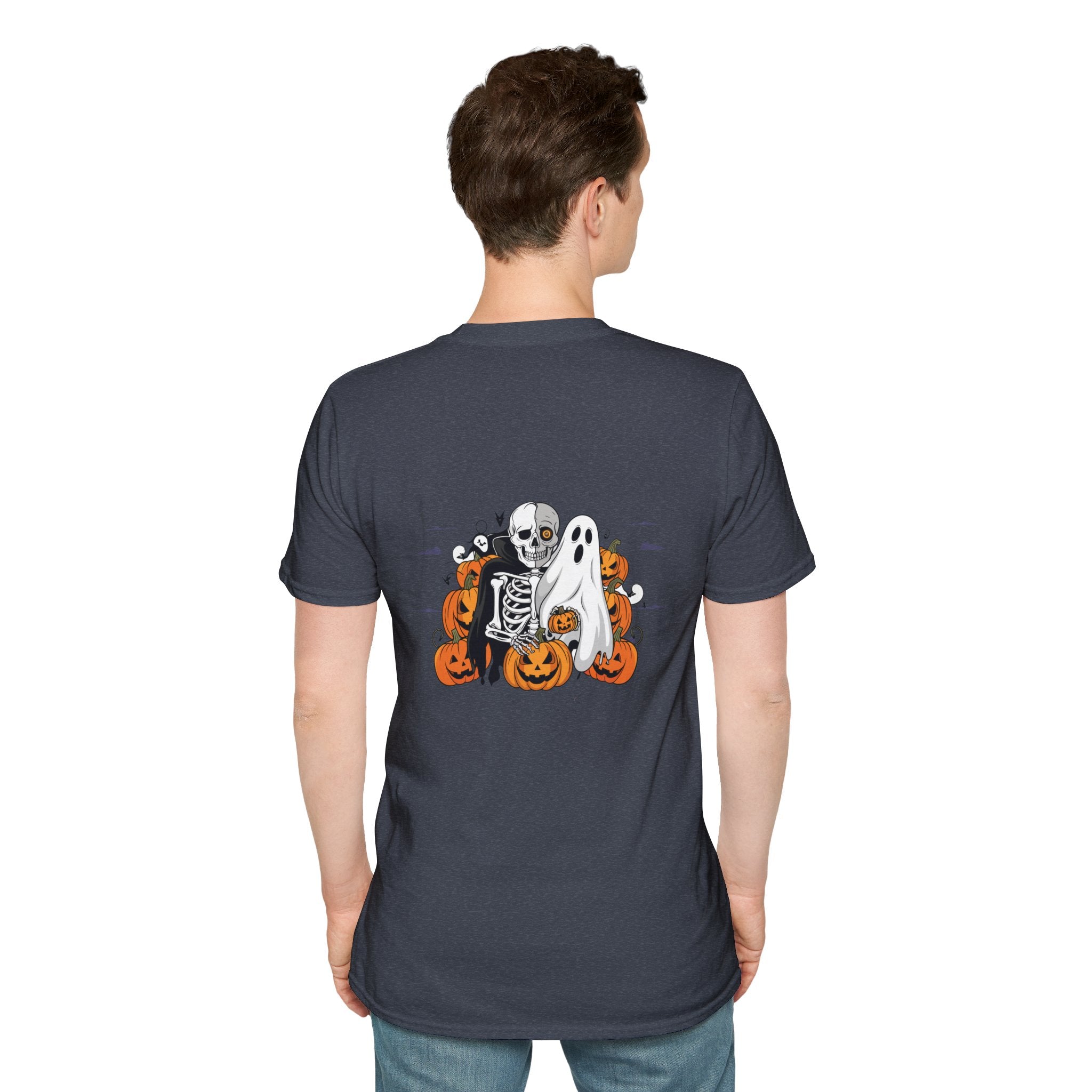 Halloween with Bats | Unisex Softstyle T-Shirt