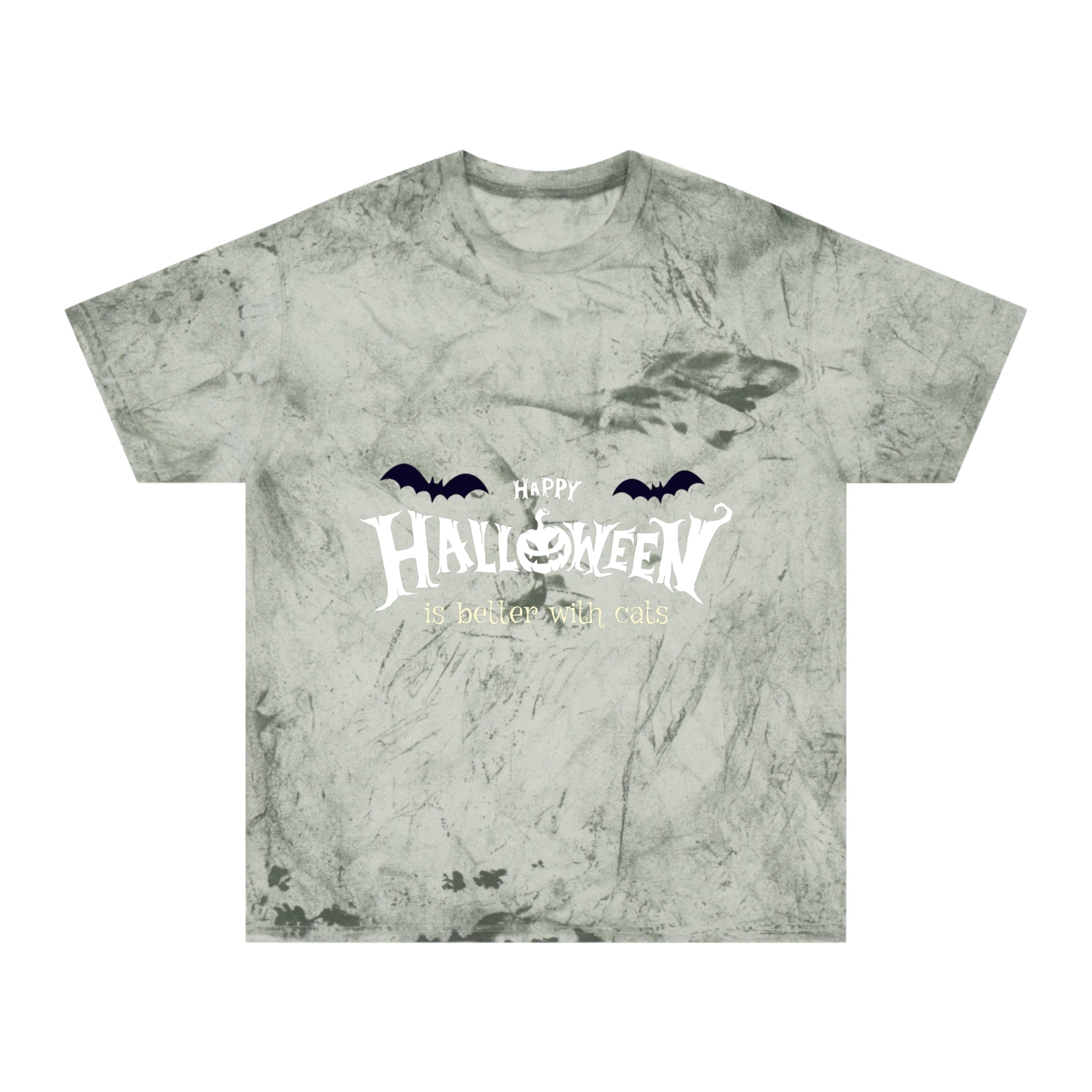 Halloween with Witch's Cats | Unisex Color Blast T-Shirt