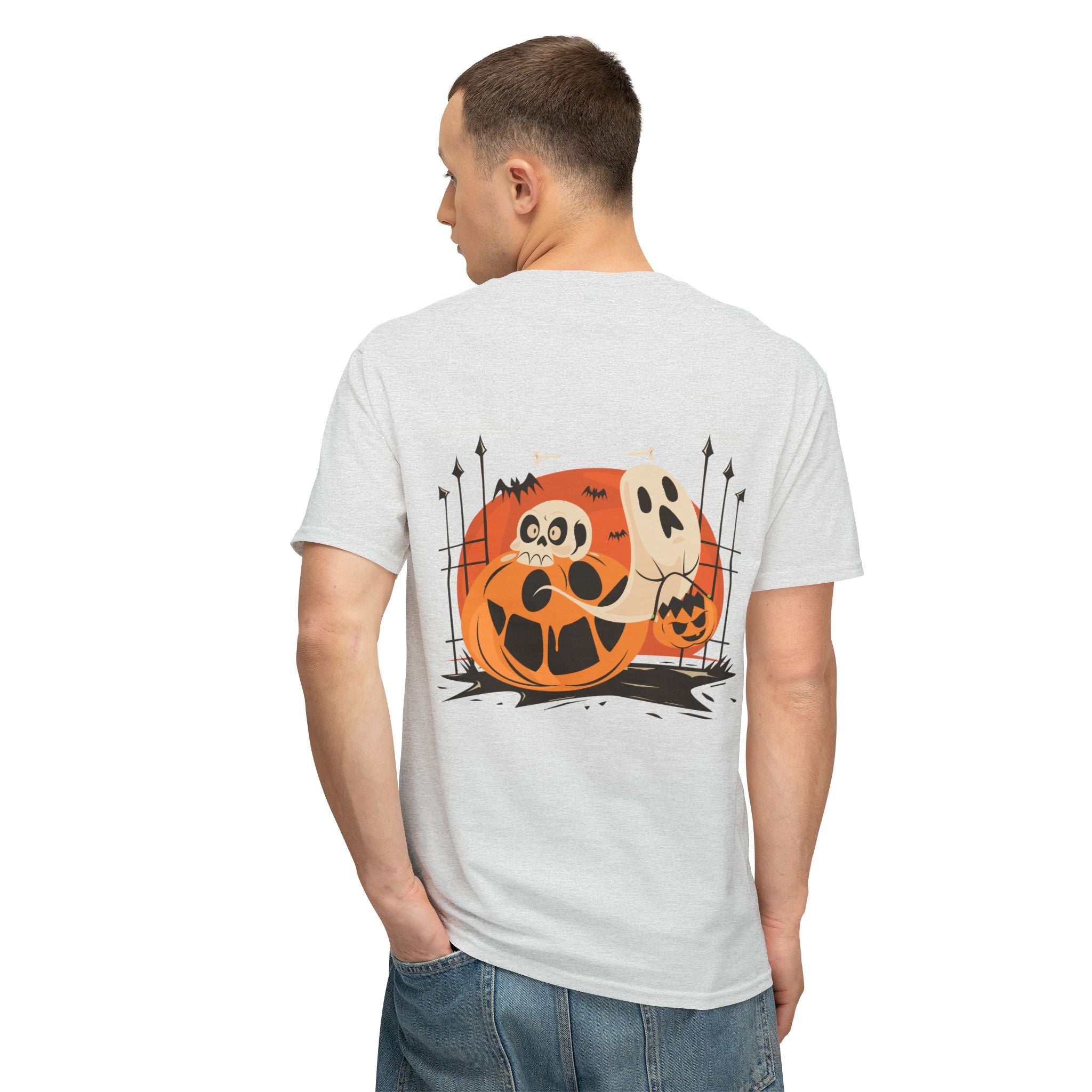 Halloween with Pumpkins | Unisex HD Cotton™ T-shirt
