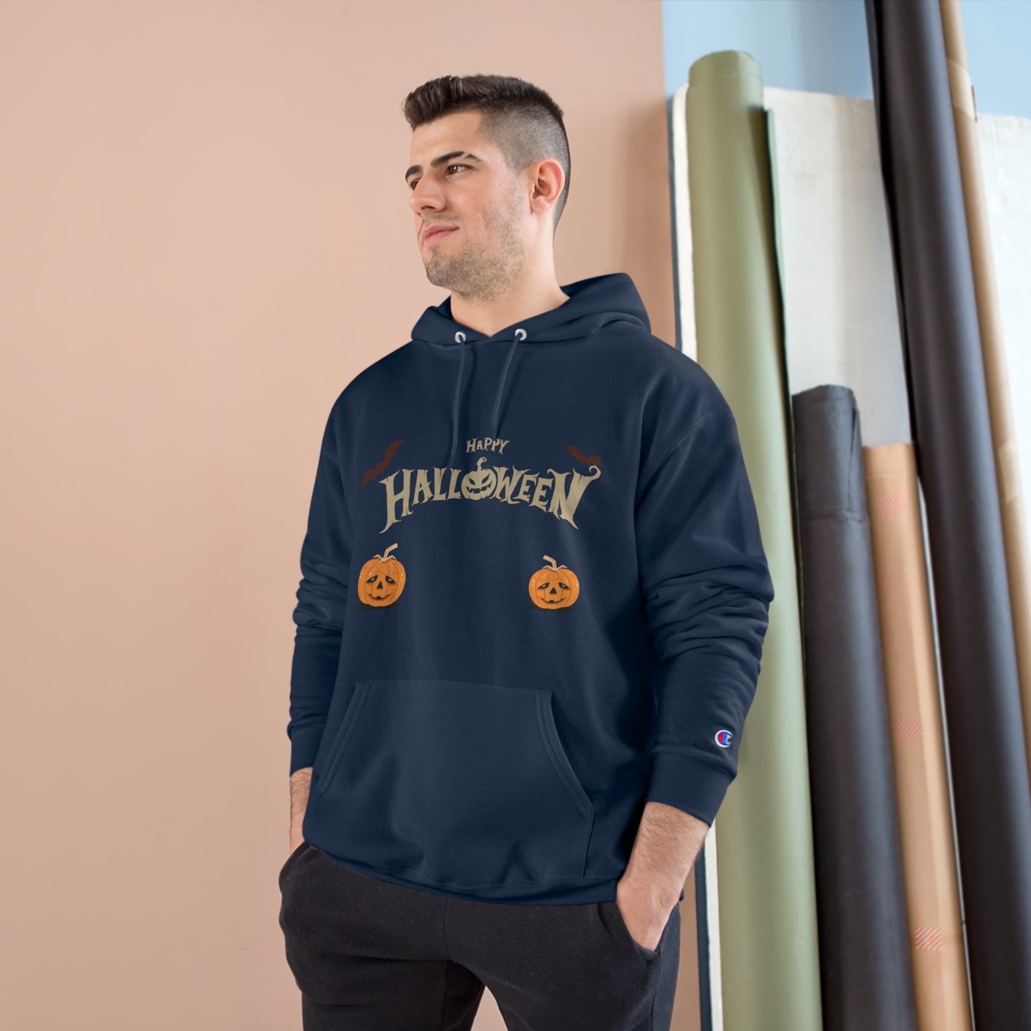 Halloween with Pumpkins | Champion Hoodie