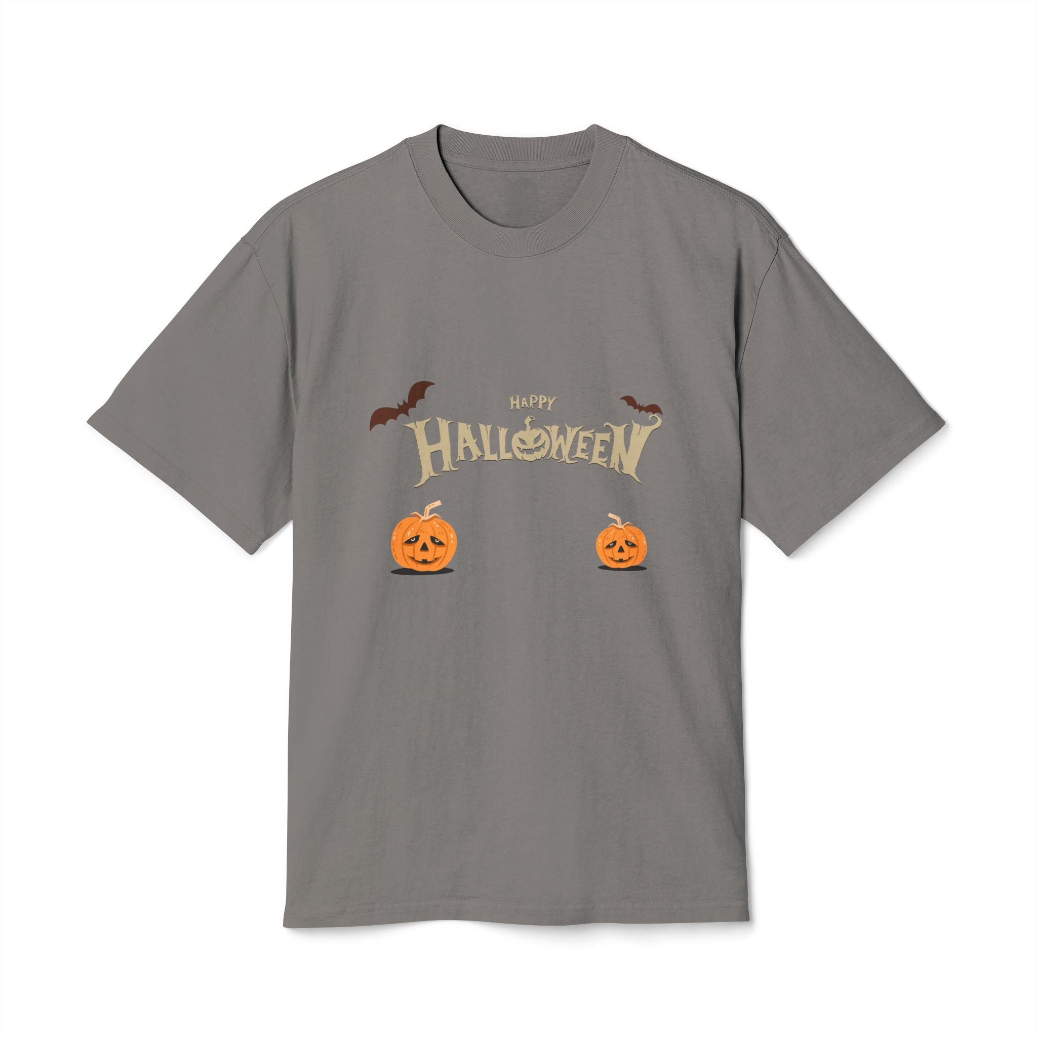 Halloween with Pumpkins | Unisex Heavy Faded Tee