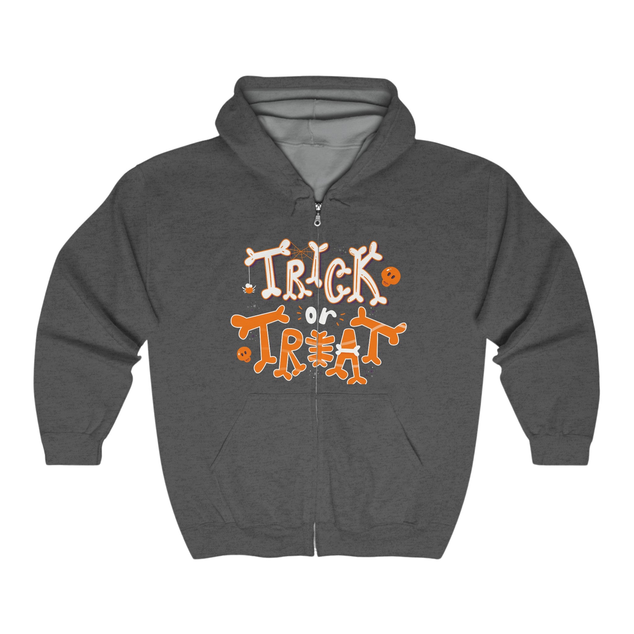 Halloween Trick or Treat | Unisex Heavy Blend Full Zip Hooded Sweatshirt