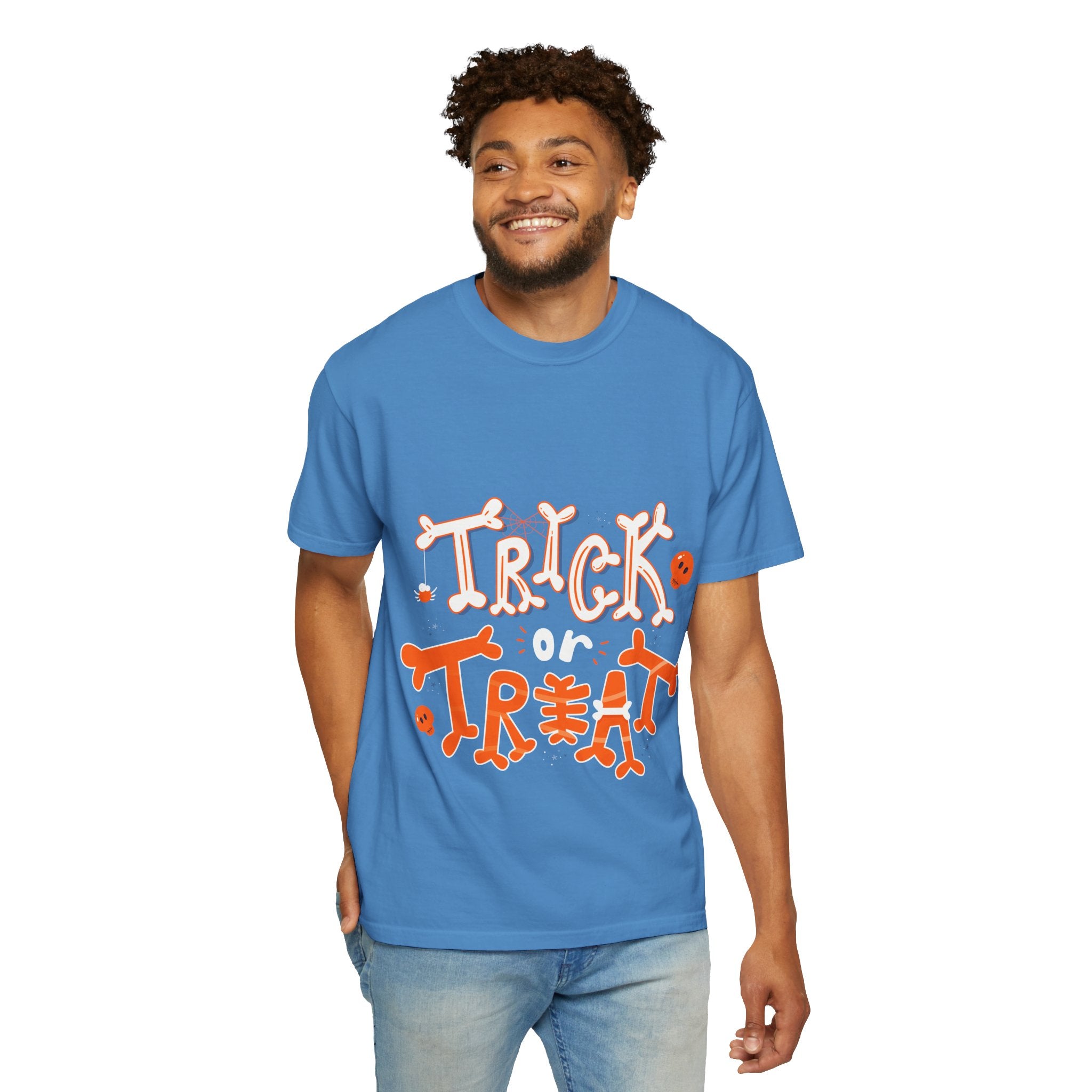 Halloween Trick or Treat  | Unisex Garment-Dyed T-shirt