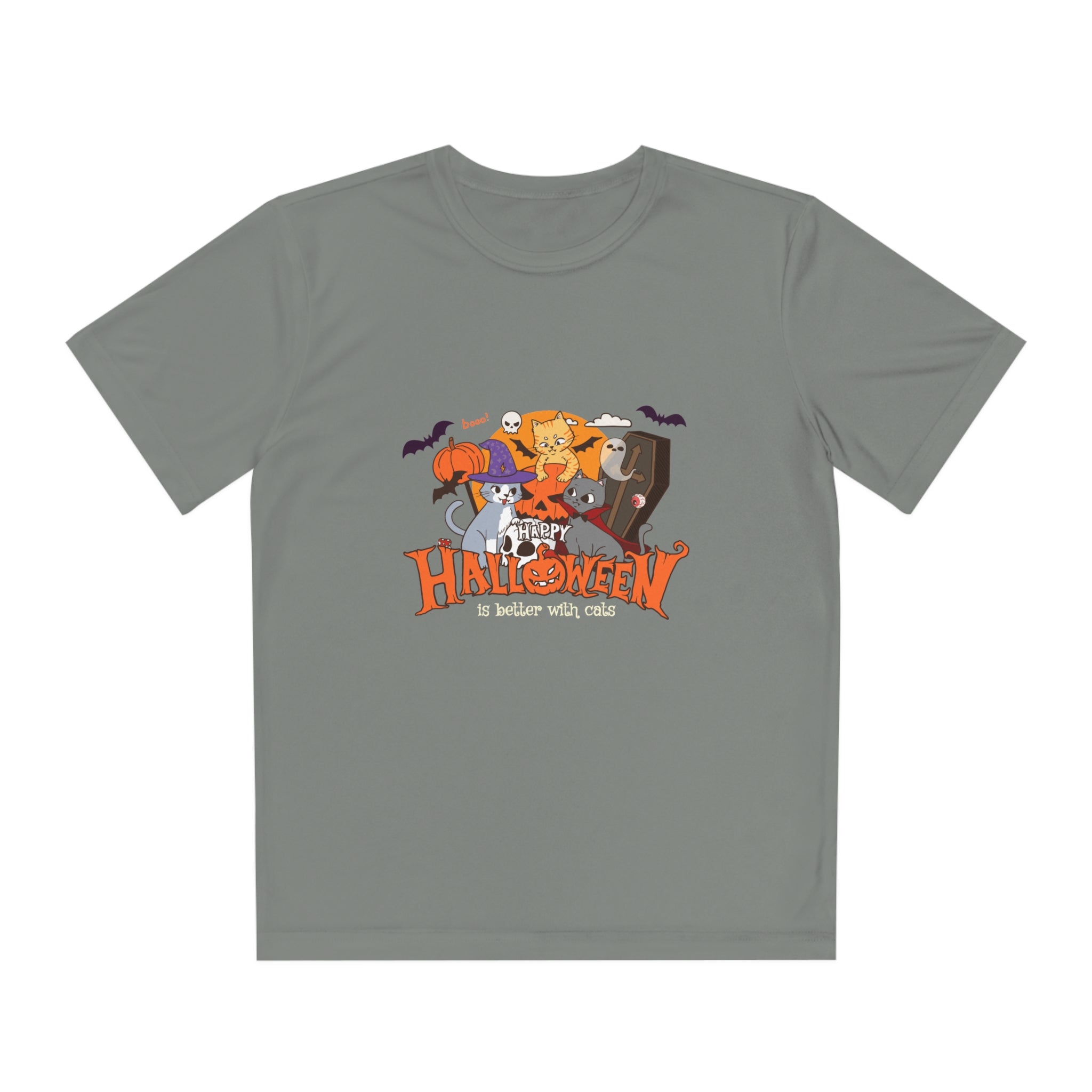 Halloween is Better with Cats | Youth Competitor Tee