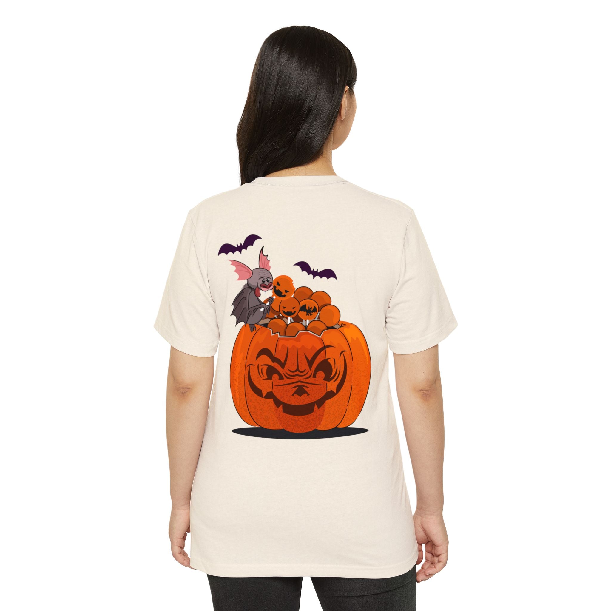Halloween Trick or Treat | Unisex Recycled Organic T-Shirt