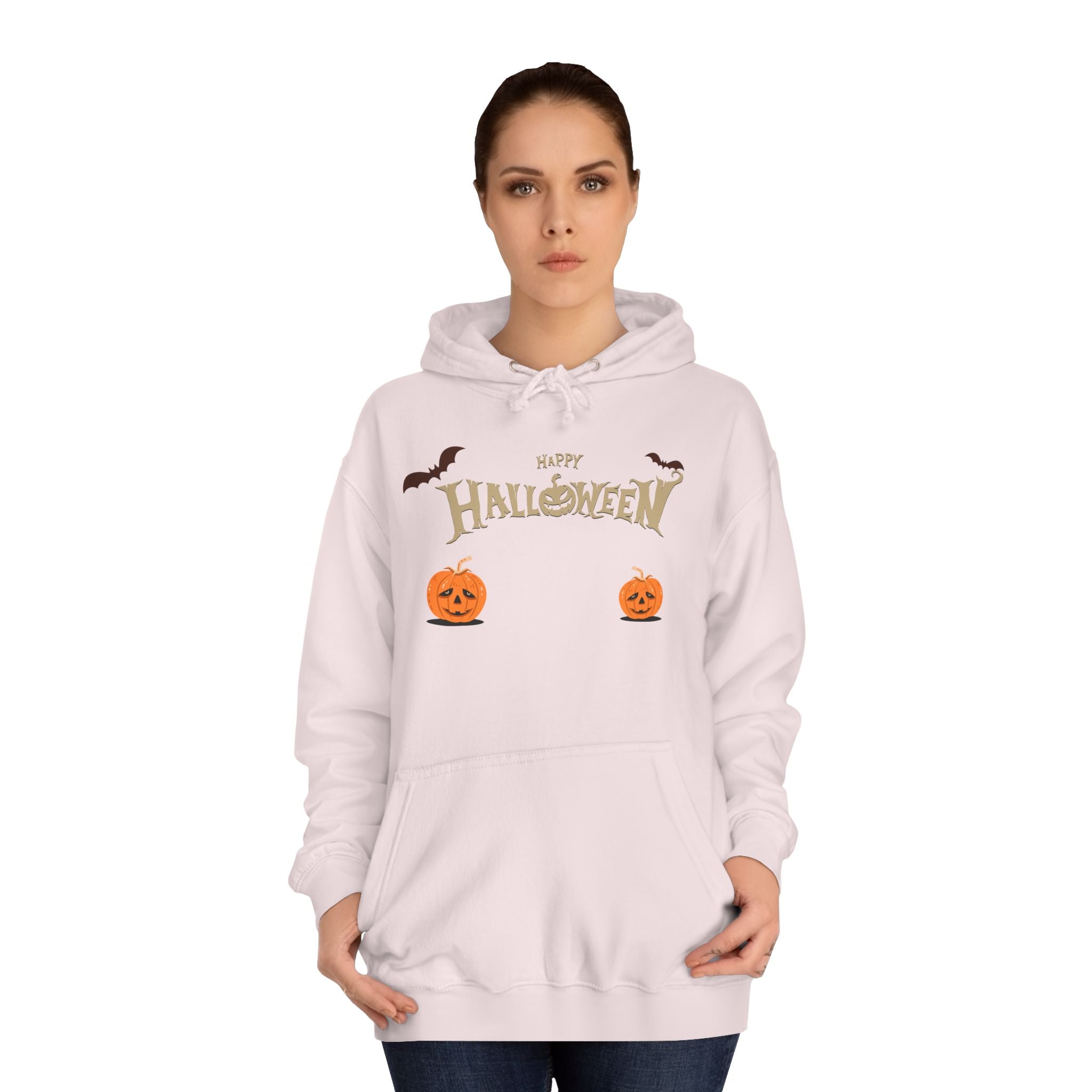 Halloween with Pumpkins | Unisex College Hoodie