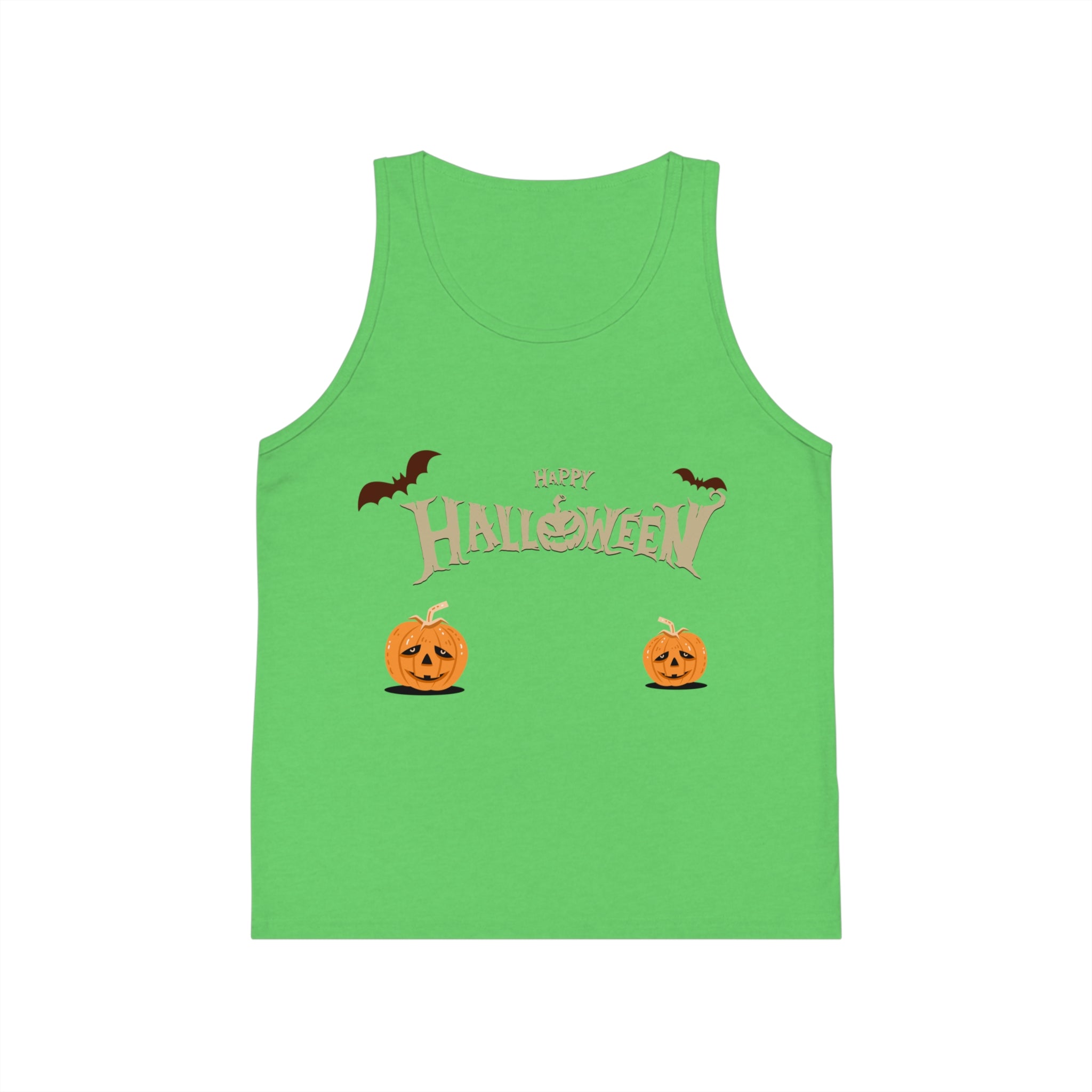 Halloween with Bats | Kid's Jersey Tank Top