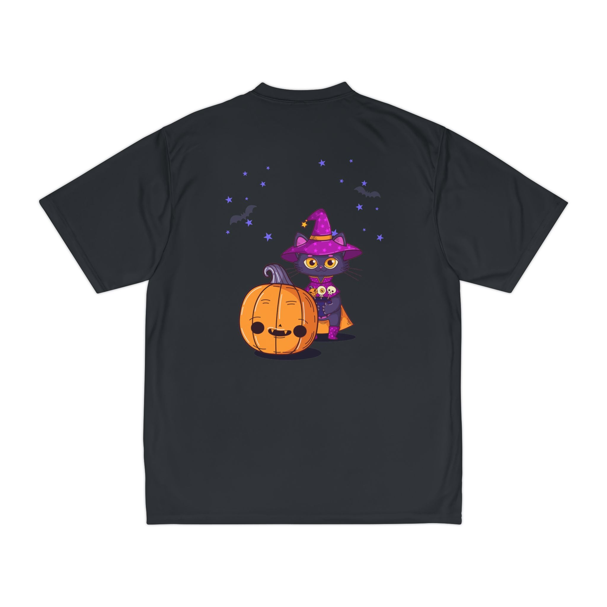 Halloween with Witch's Cats | Men's Performance T-Shirt