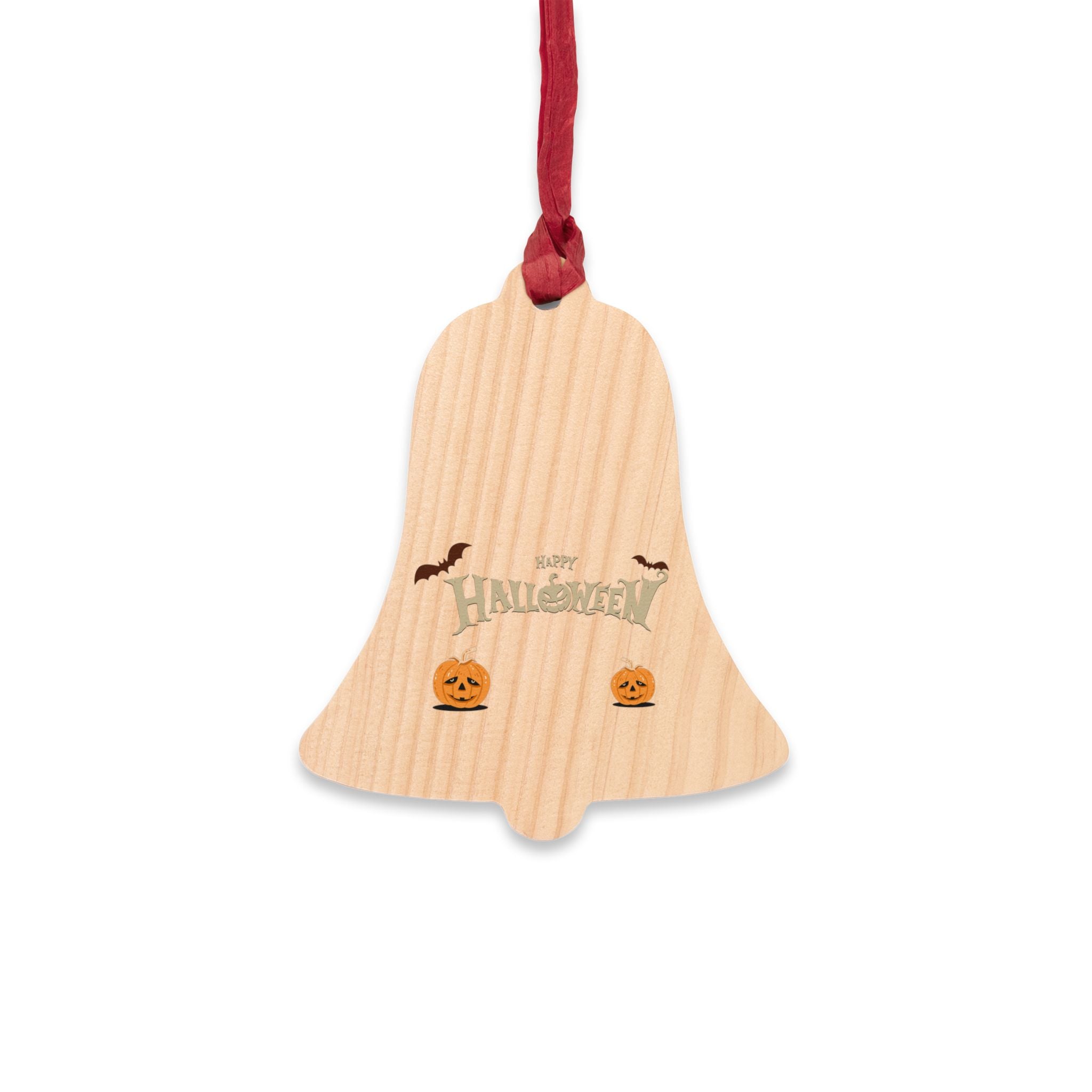 Happy Halloween with Pumpkin | Wooden Ornaments