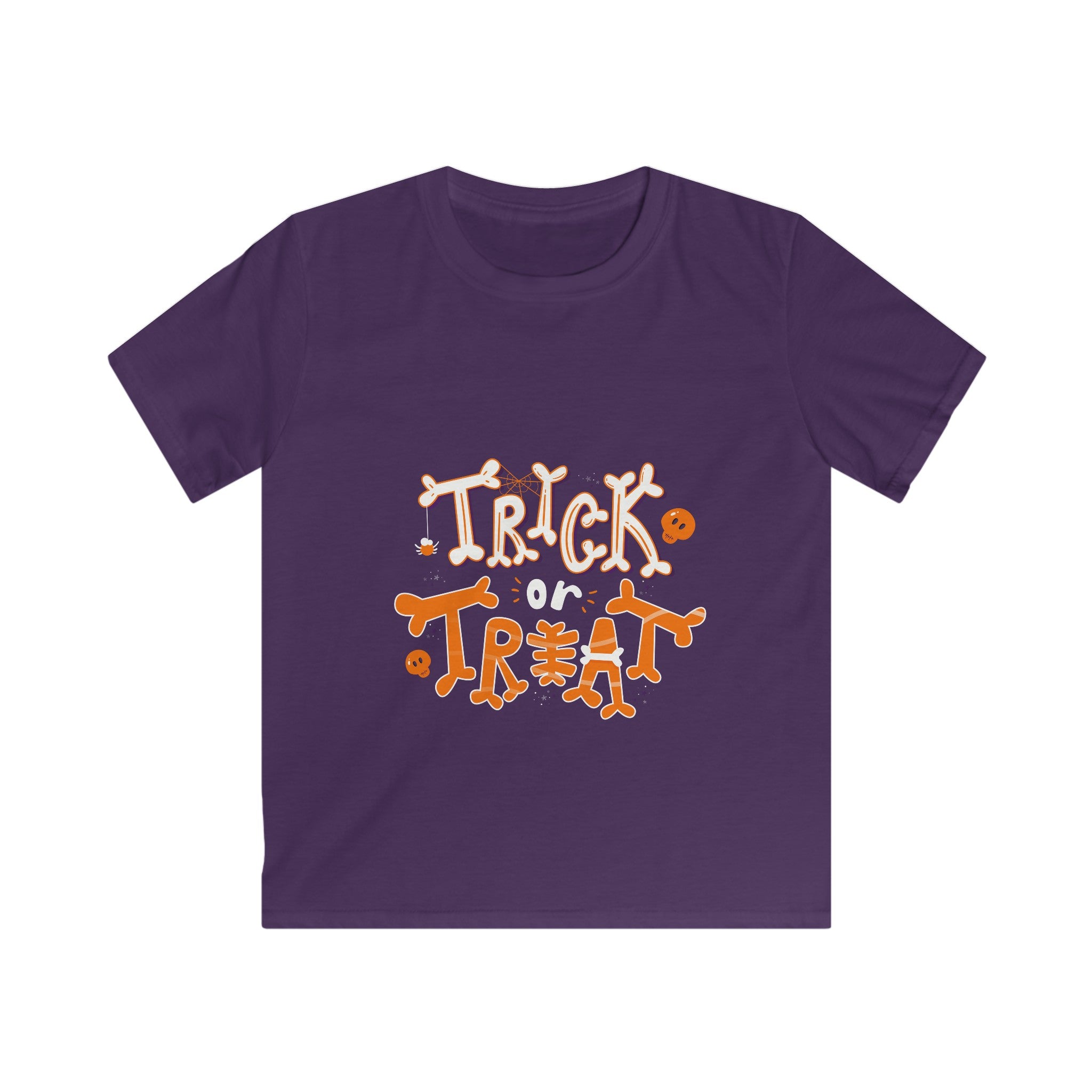 Halloween with Pumpkins | Kids Softstyle Tee