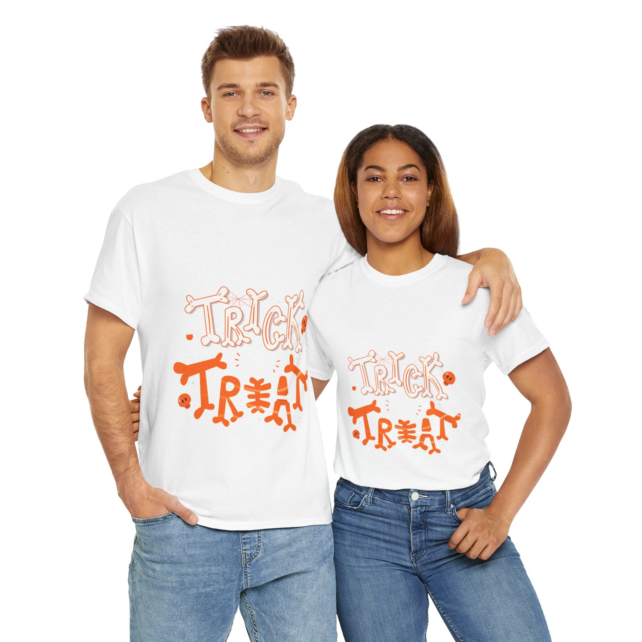 Halloween Trick or Treat | Unisex Heavy Cotton Tee