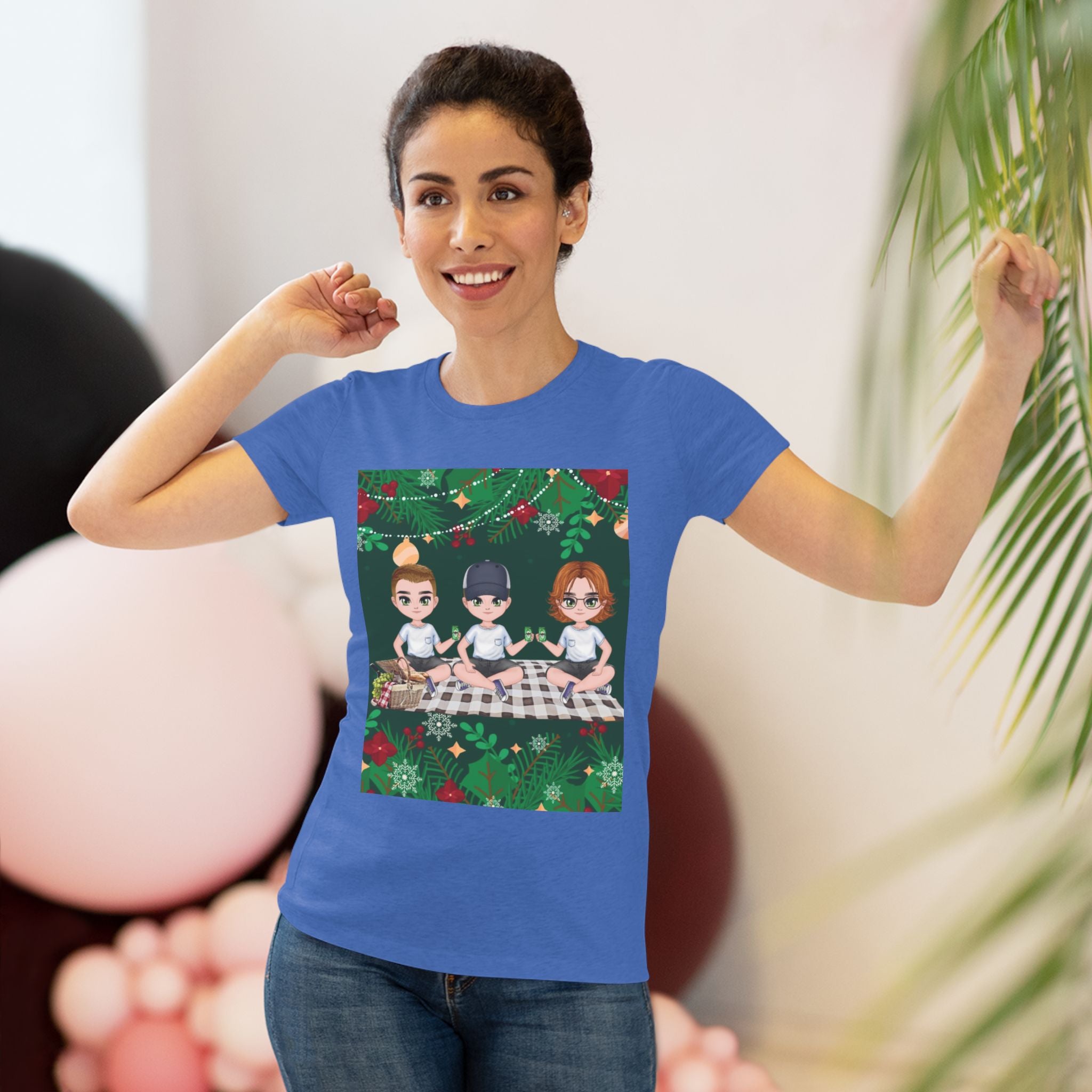 HAPPY CHRISTMAS DAY Women's Triblend Tee