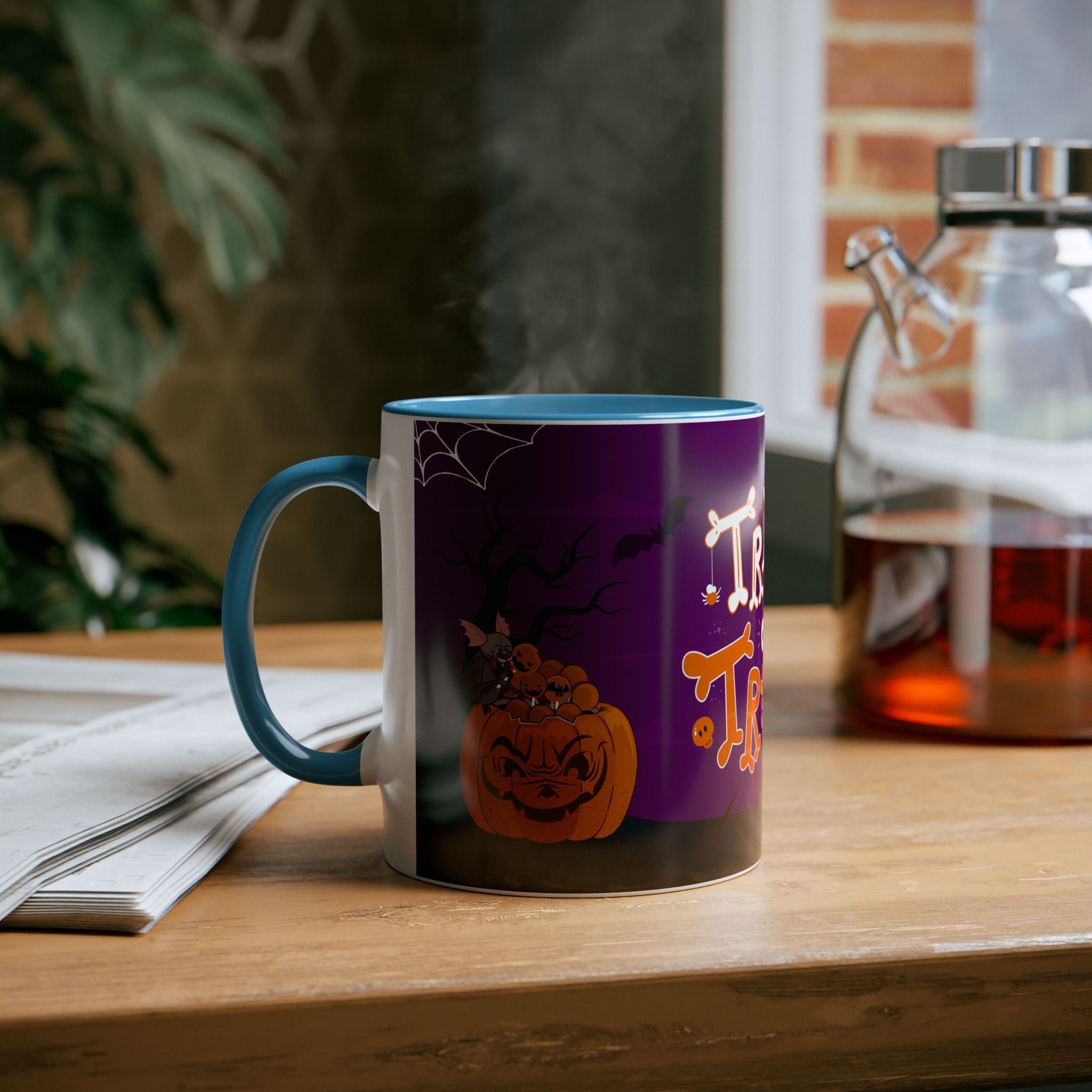 Halloween Trick or Treat | Two-Tone Coffee Mugs