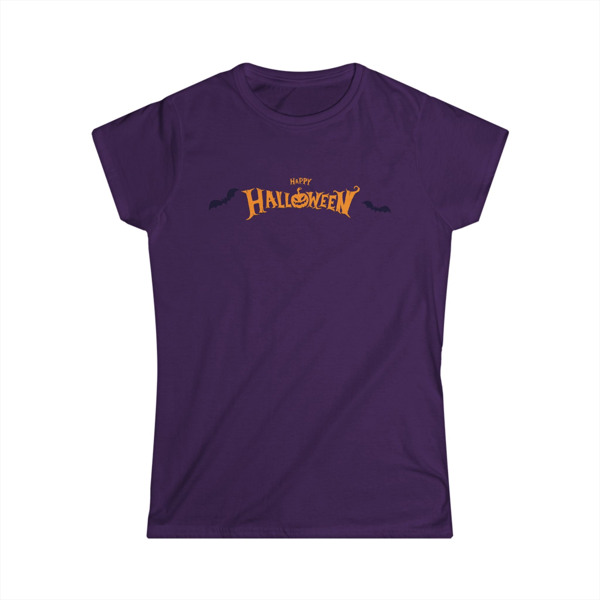 Halloween with Bats | Women's Softstyle Tee