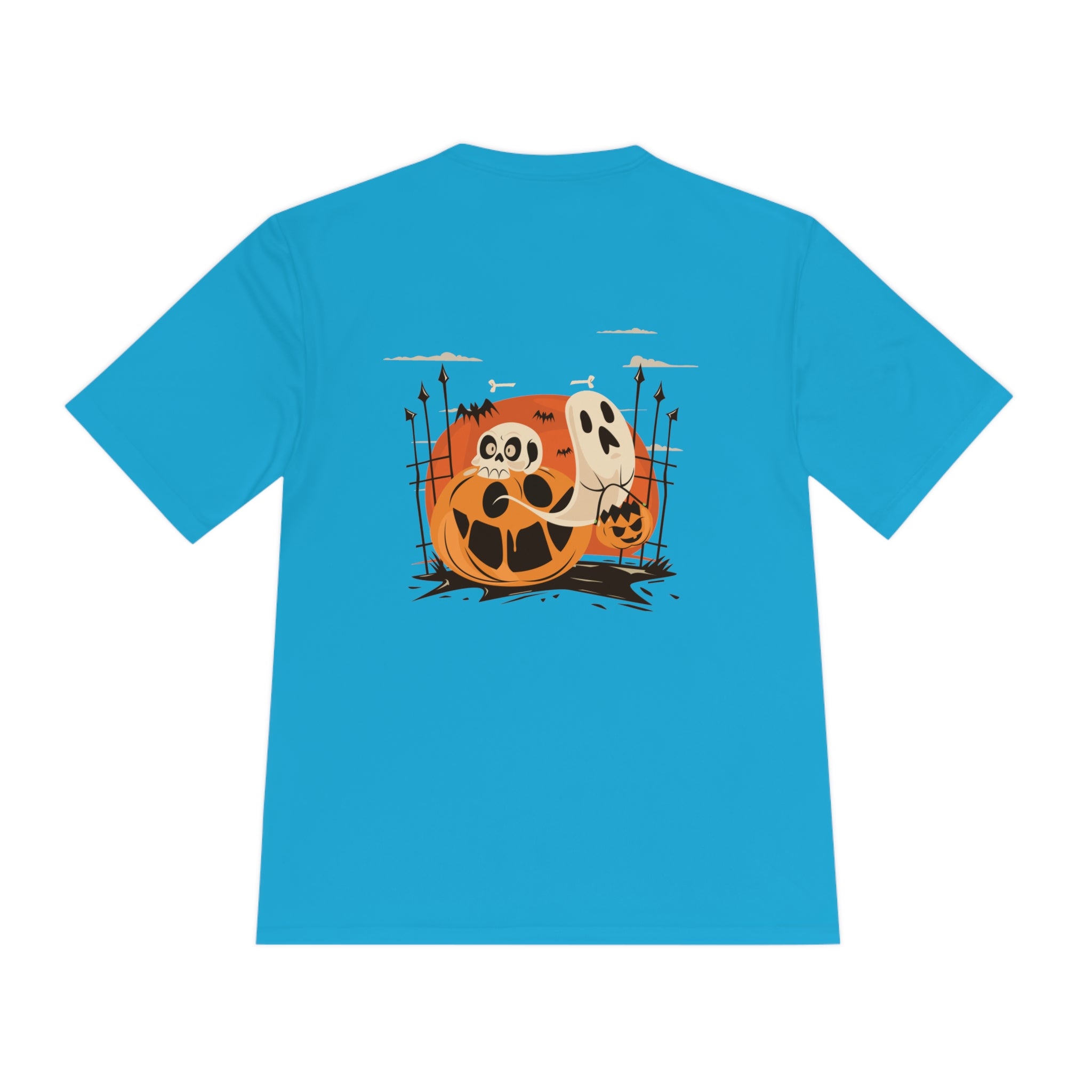 Halloween with Pumpkins | Unisex Moisture Wicking Tee