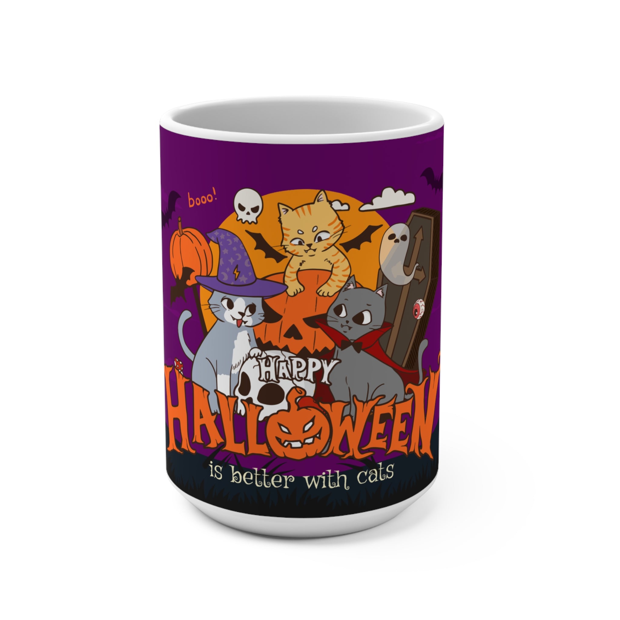Happy Halloween in Better with Cats | Mug