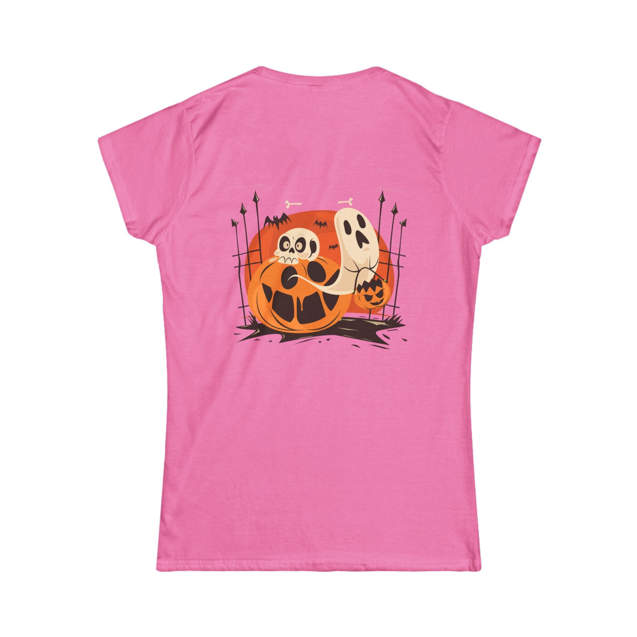 Halloween with Pumpkins | Women's Softstyle Tee