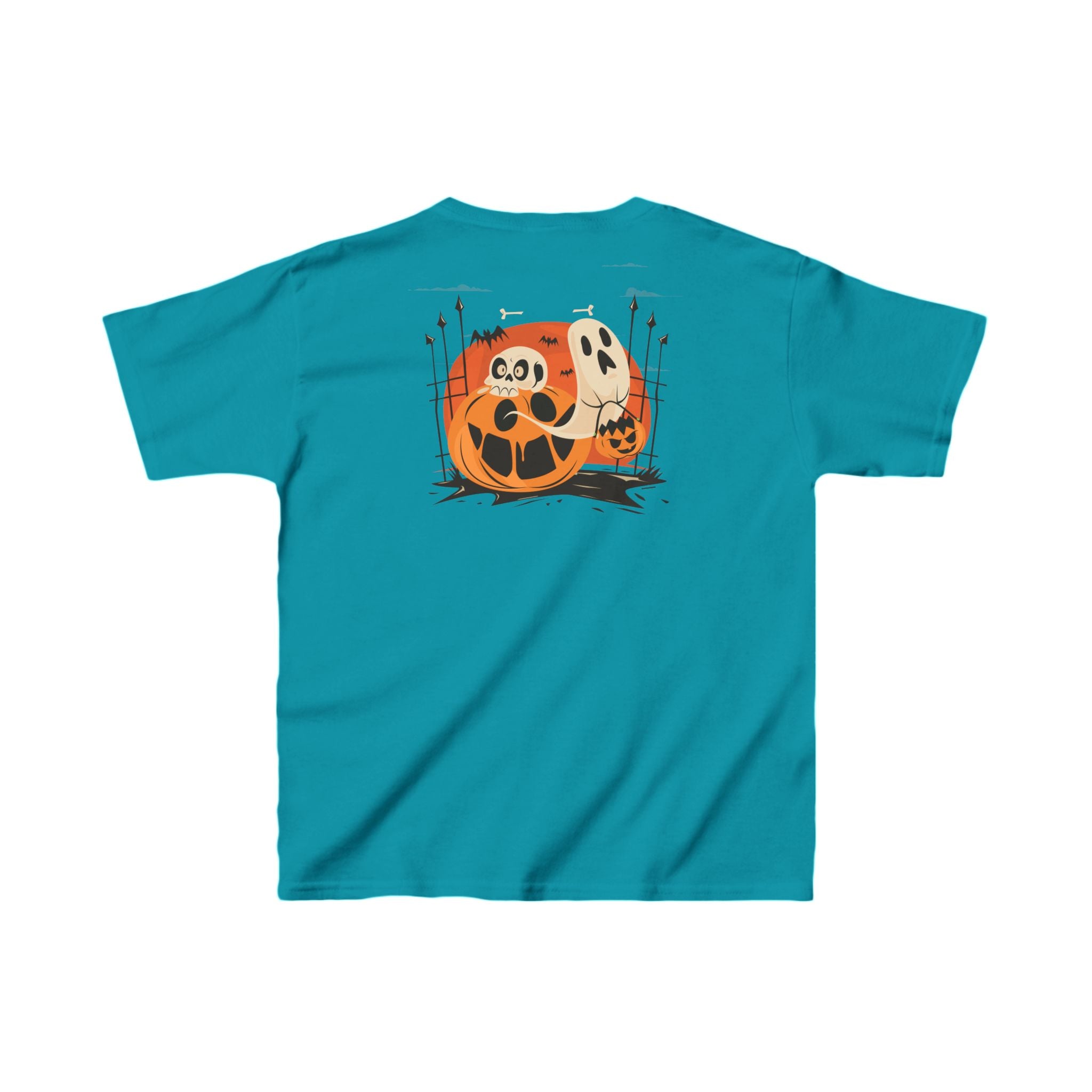 Halloween with Pumpkins | Kids Heavy Cotton Tee