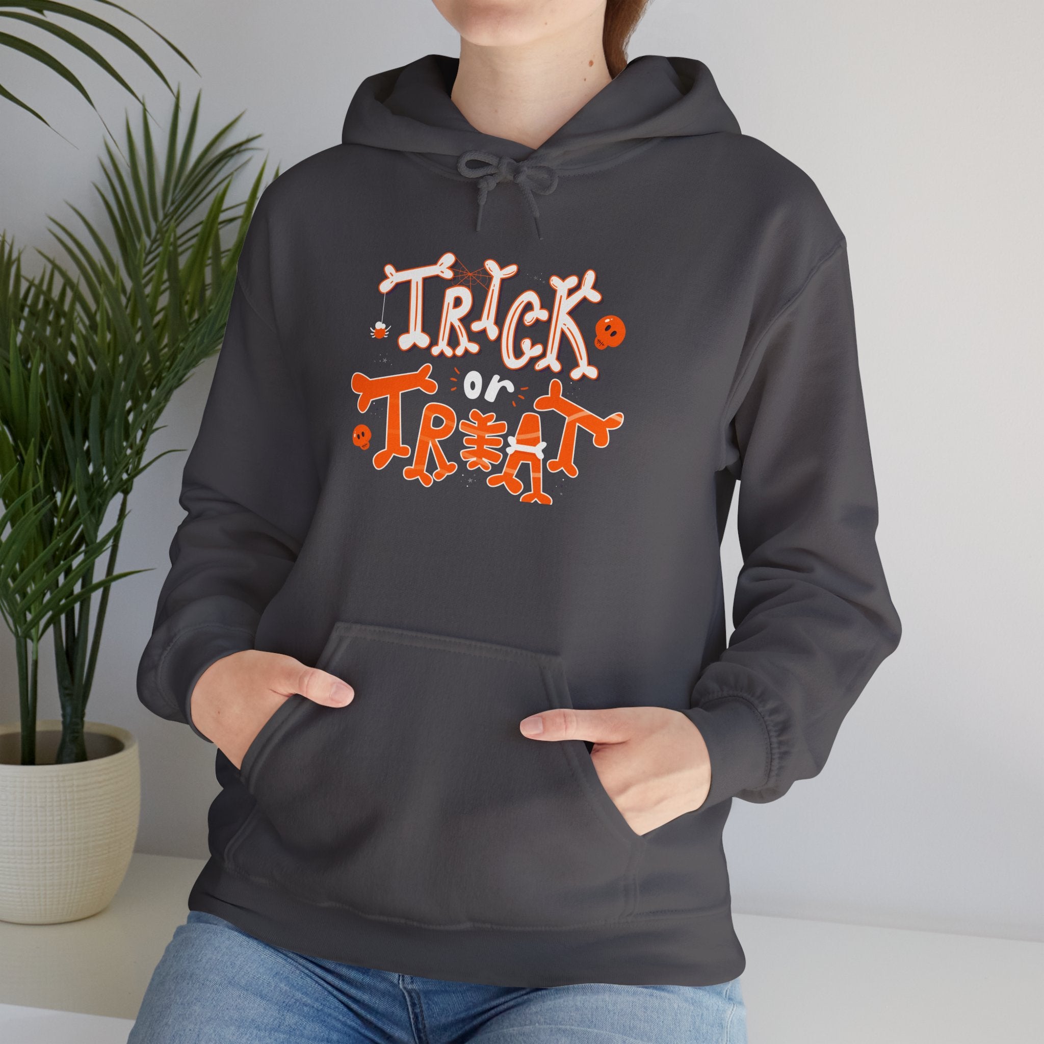 Halloween Trick or Treat  | Unisex Heavy Blend Hooded Sweatshirt