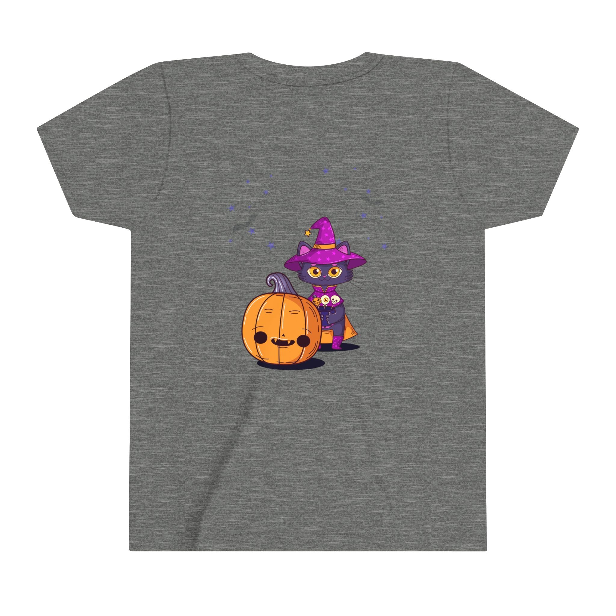 Halloween with Witch's Cats | Youth Short Sleeve Tee