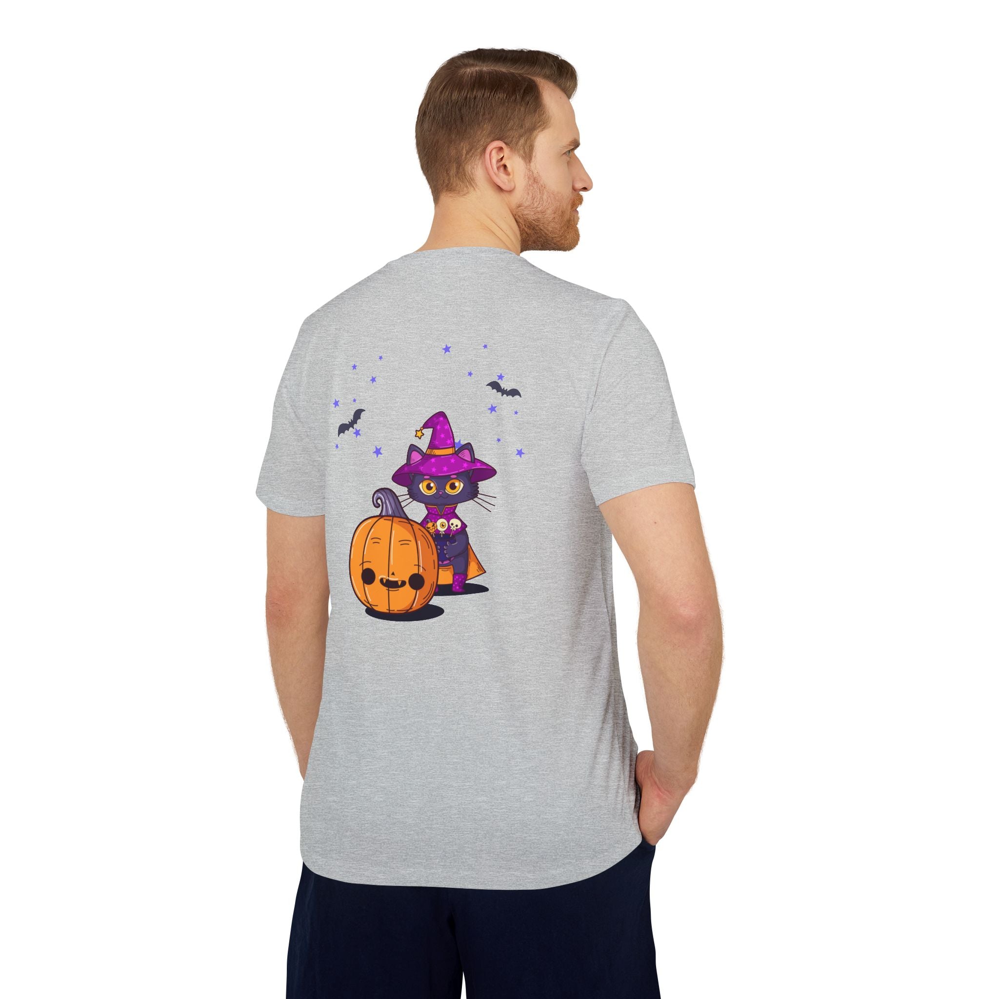 Halloween with Witch's Cats | adidas Unisex Sport T-shirt
