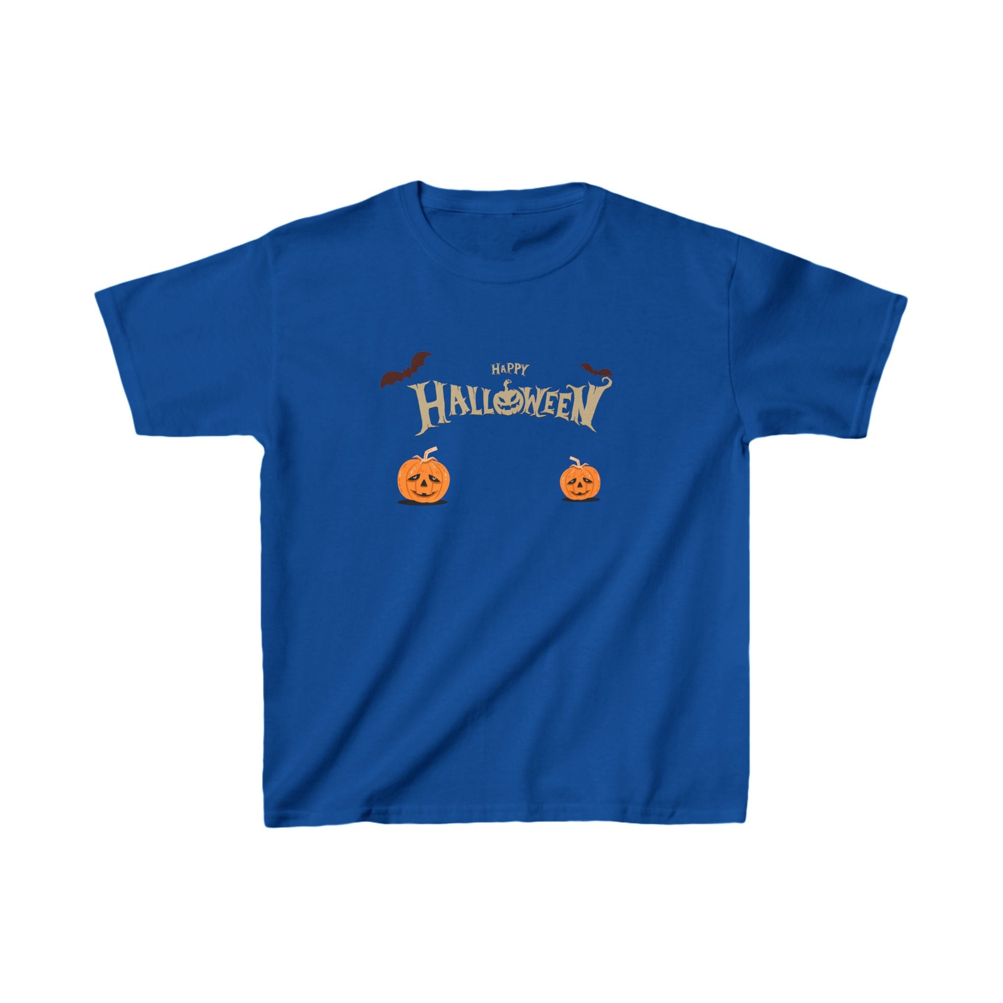 Halloween with Pumpkins | Kids Heavy Cotton Tee