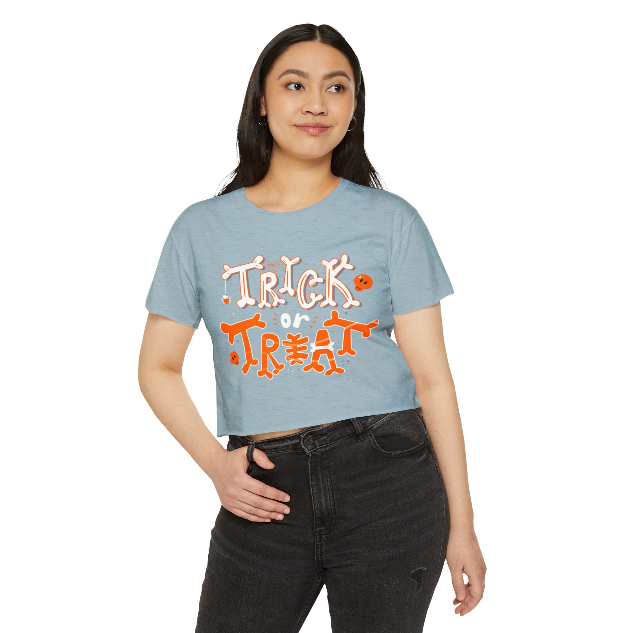 Halloween Trick or Treat | Women's Festival Crop Top