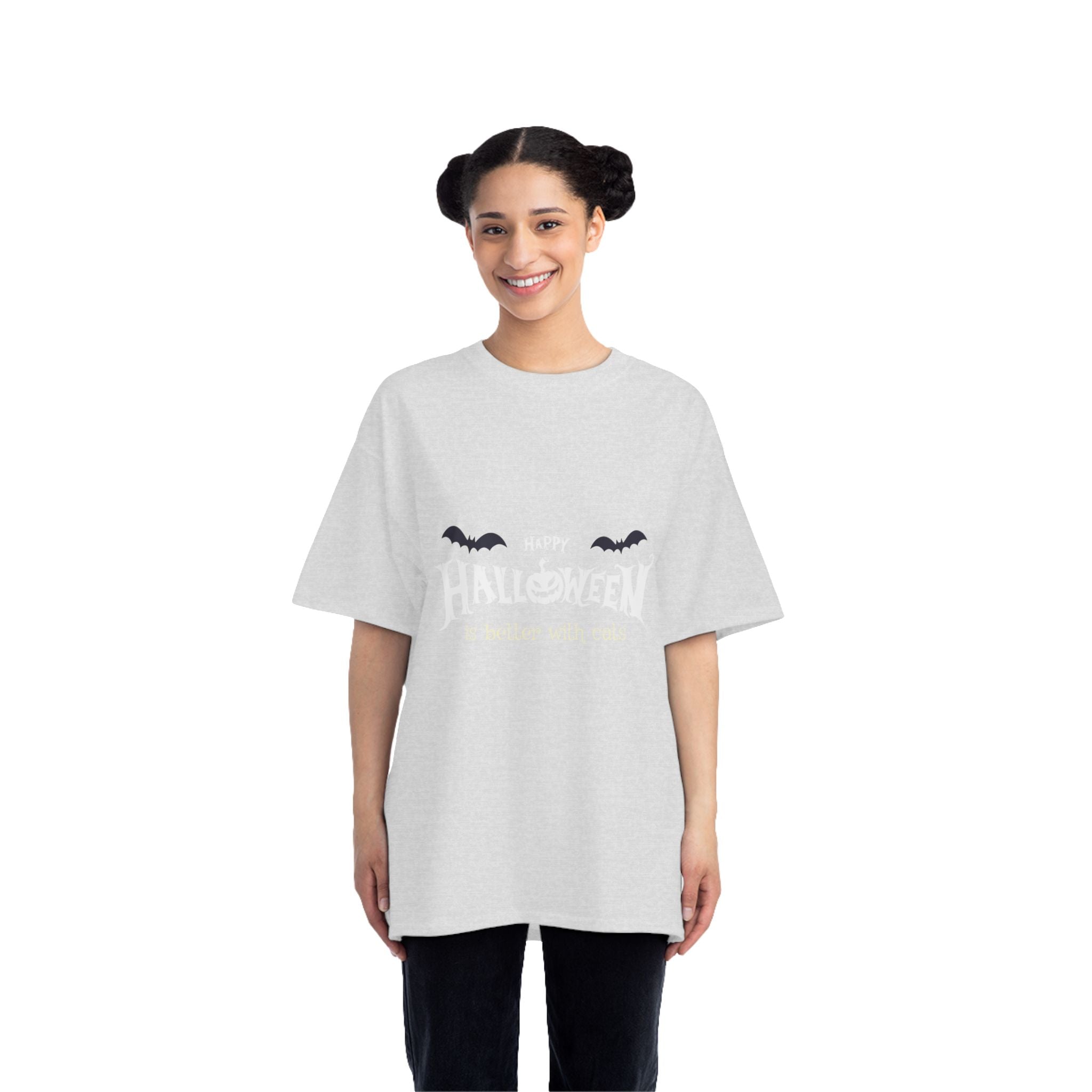 Halloween with Witch's Cats | Beefy-T®  Short-Sleeve T-Shirt