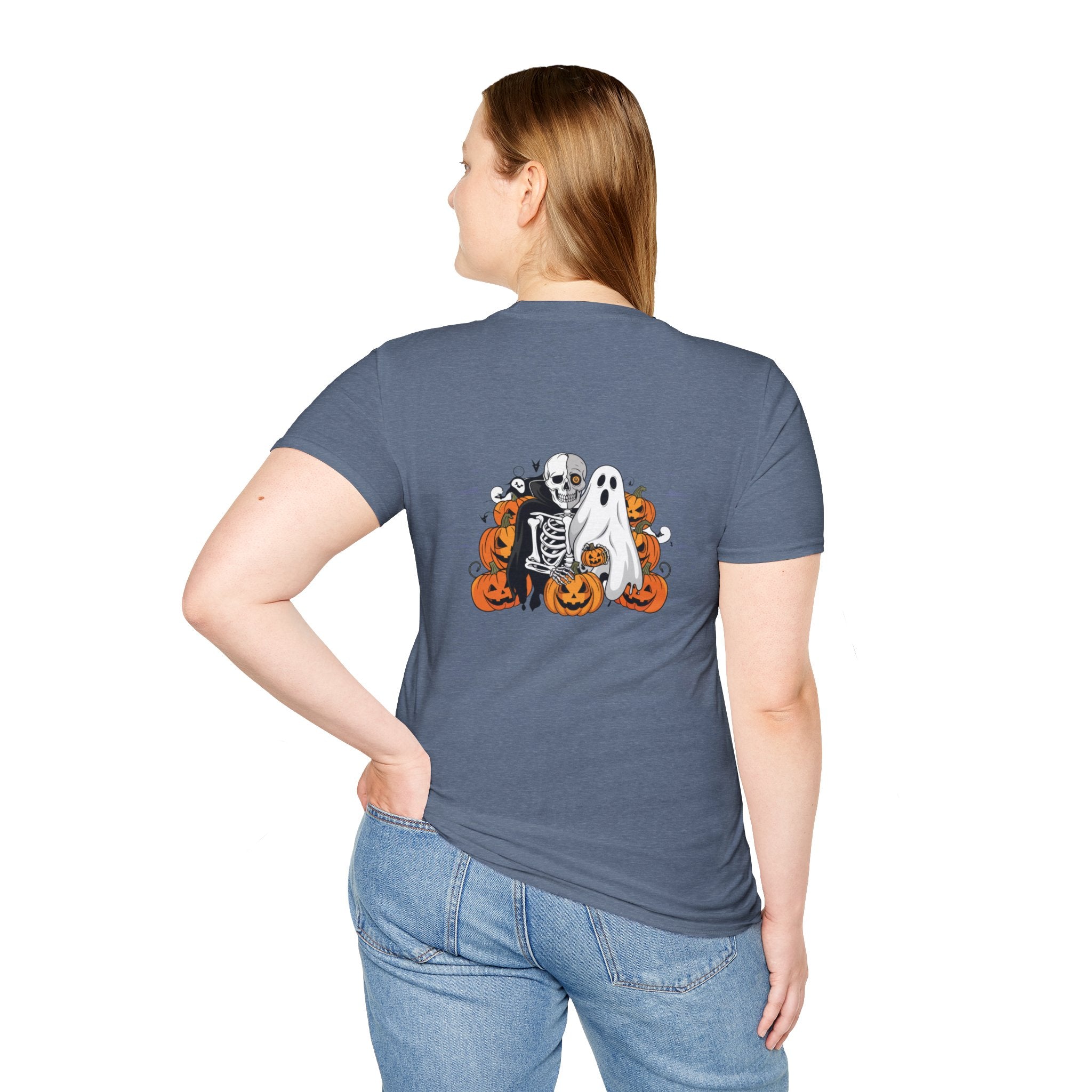 Halloween with Bats | Unisex Softstyle T-Shirt