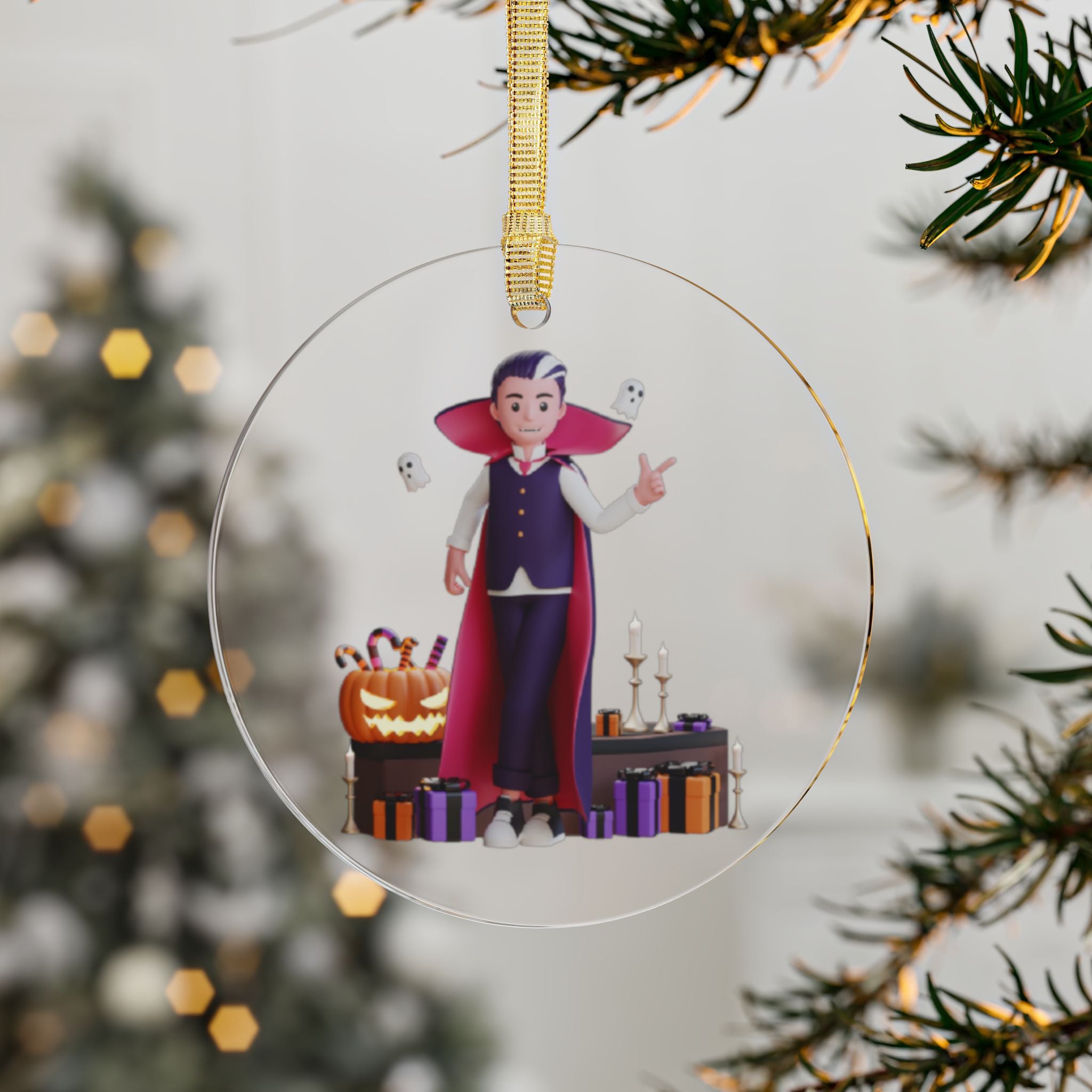 Vampire’s Halloween Gift Surprise | Acrylic Ornaments