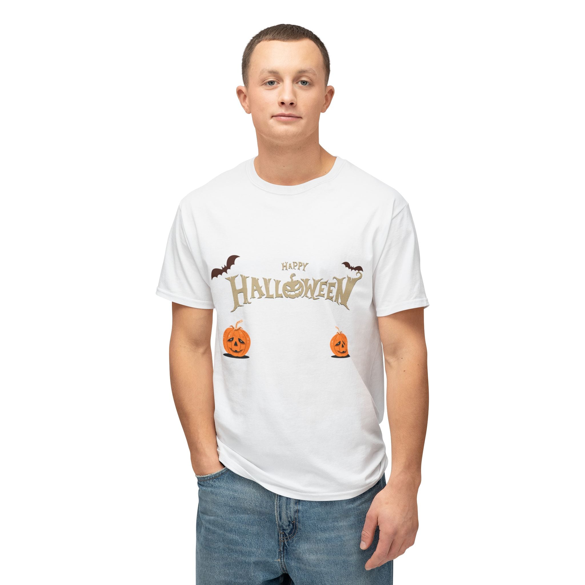 Halloween with Pumpkins | Unisex HD Cotton™ T-shirt