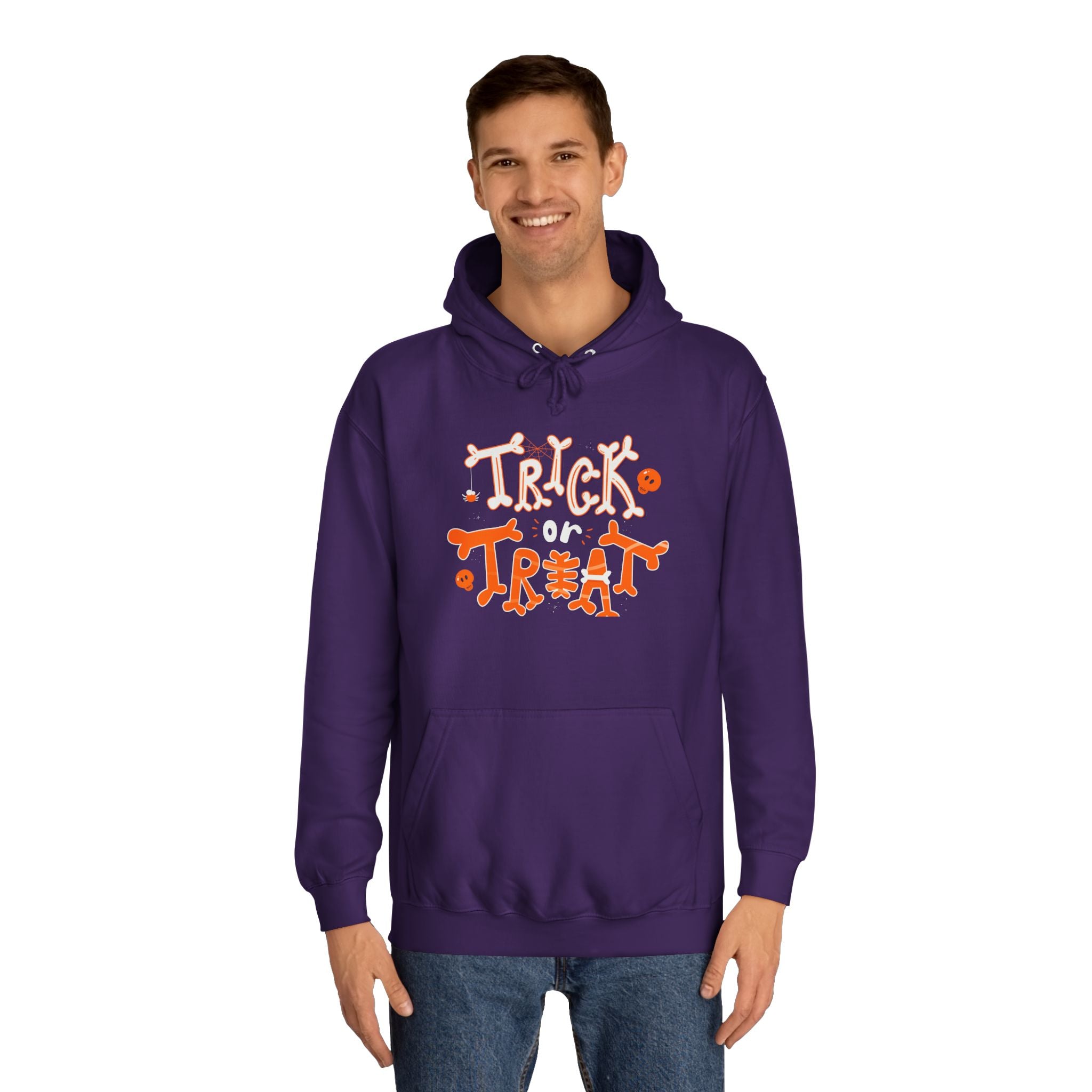 Halloween Trick or Treat | Unisex College Hoodie