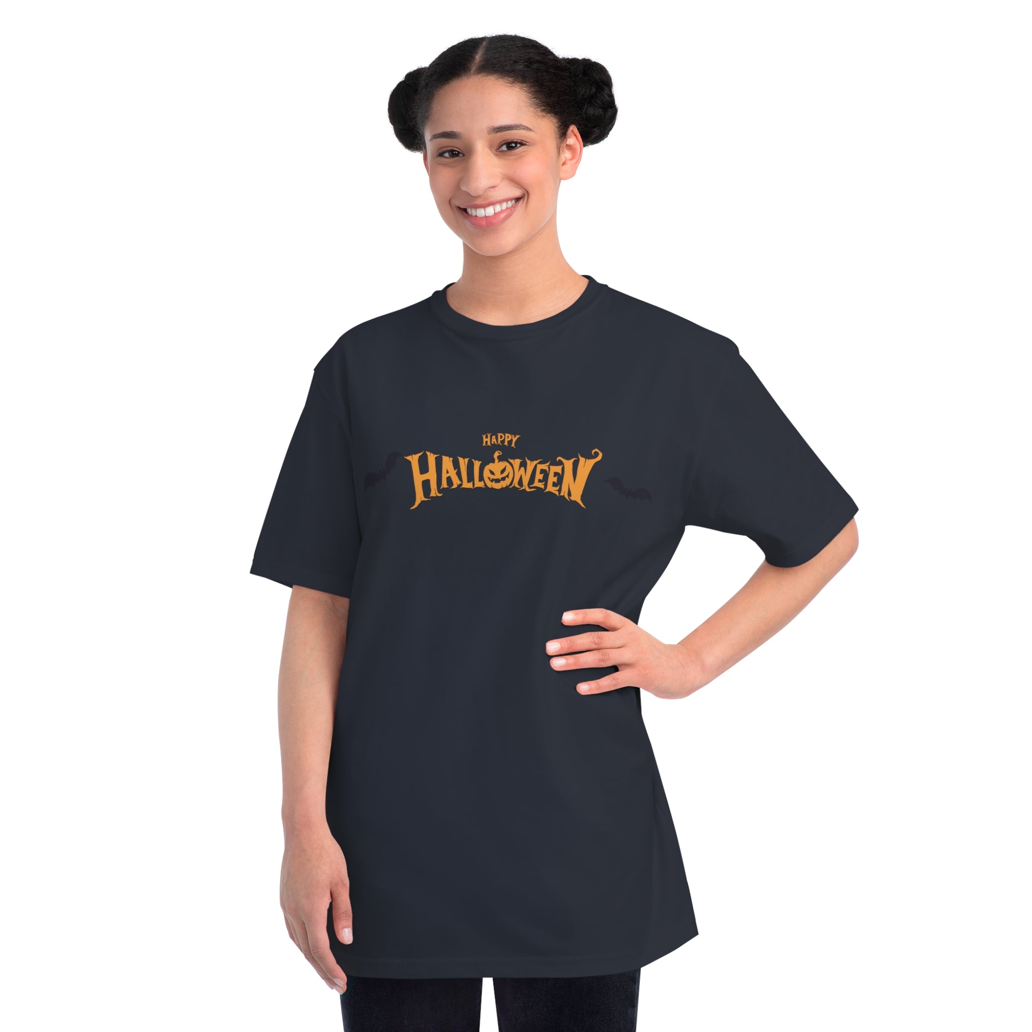 Halloween with Bats | Organic Unisex Classic T-Shirt