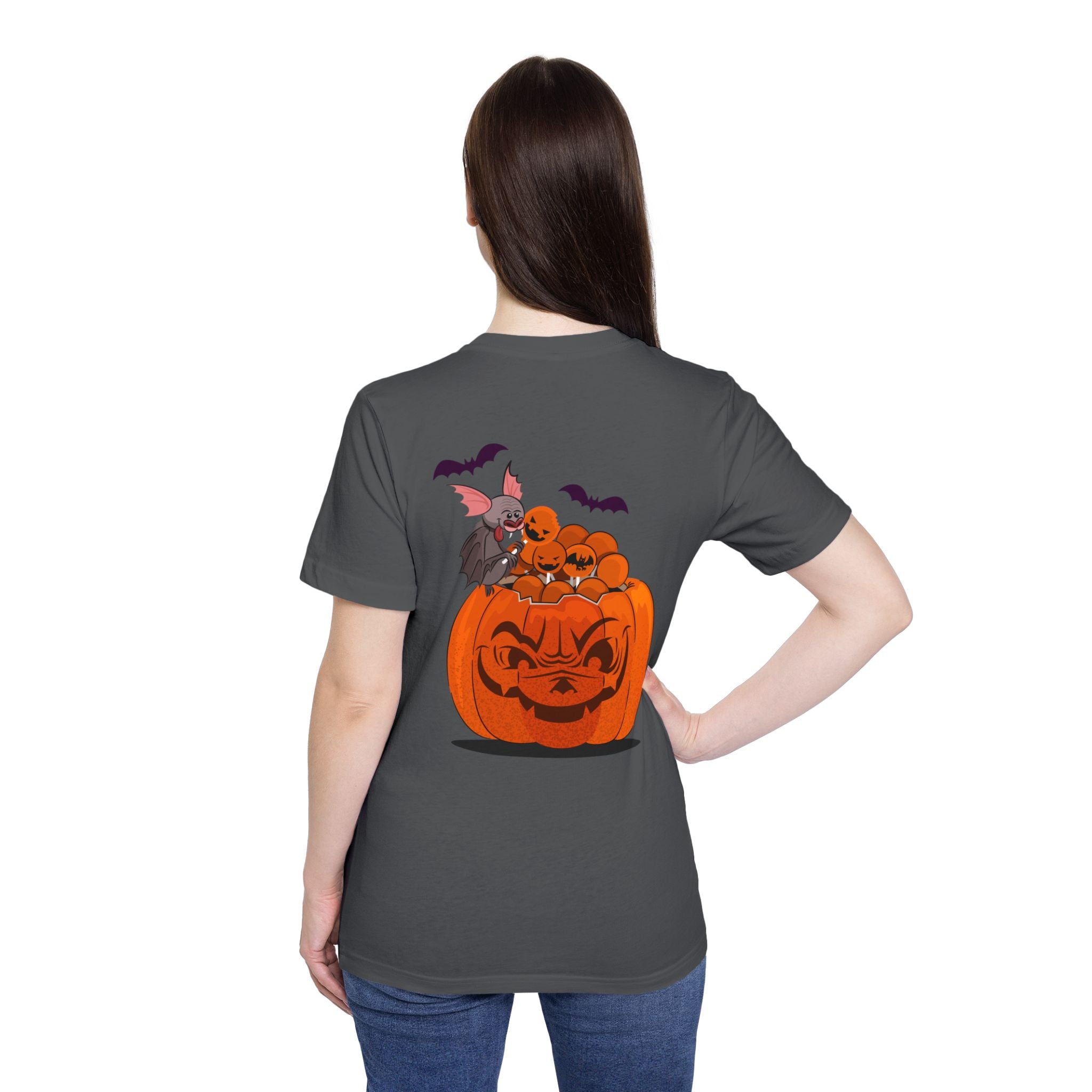 Halloween Trick or Treat | USA-Made Unisex Short-Sleeve Jersey T-Shirt