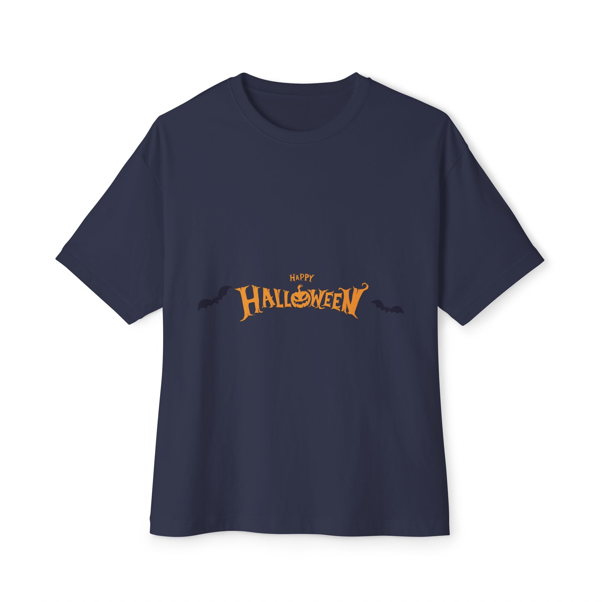 Halloween with Bats | Unisex Oversized Boxy Tee