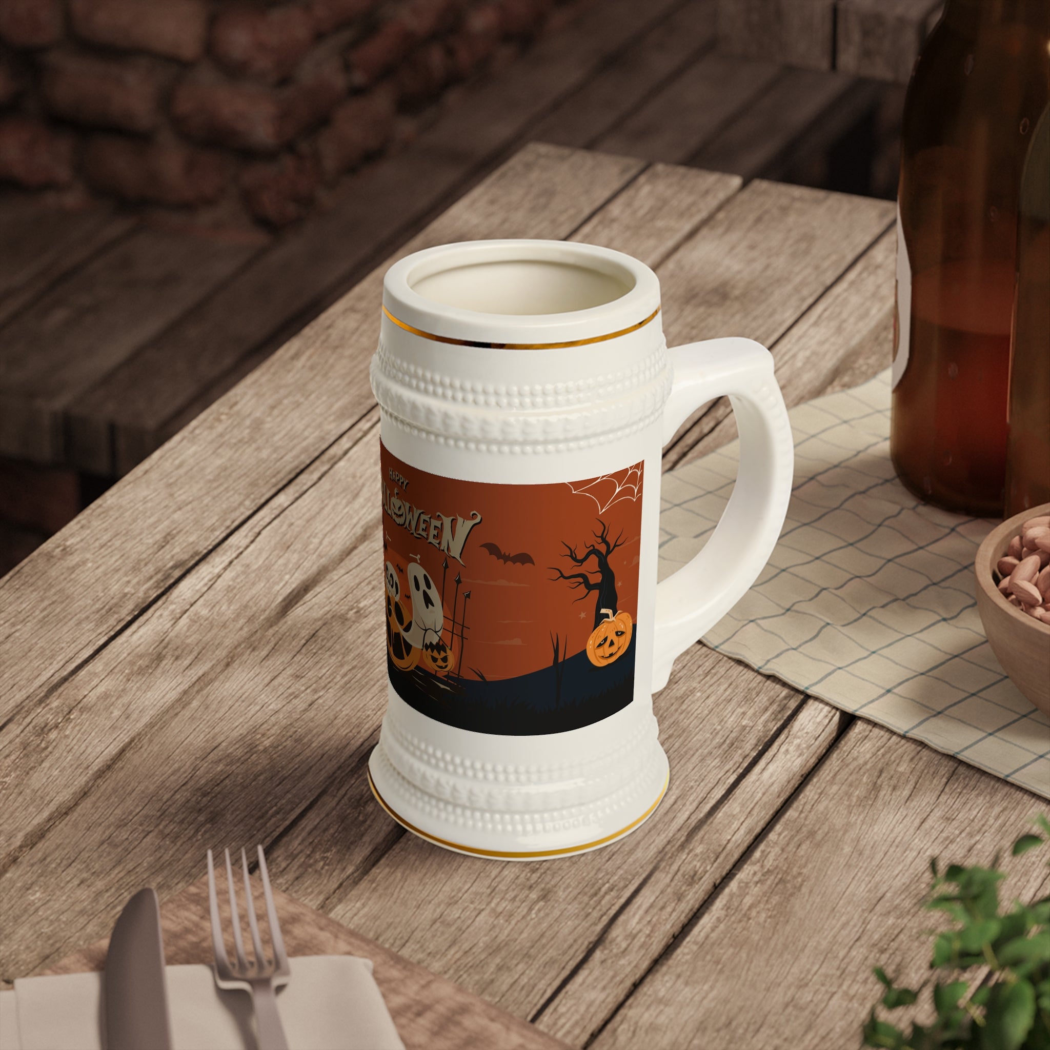 Happy Halloween with Pumpkin | Beer Stein Mug
