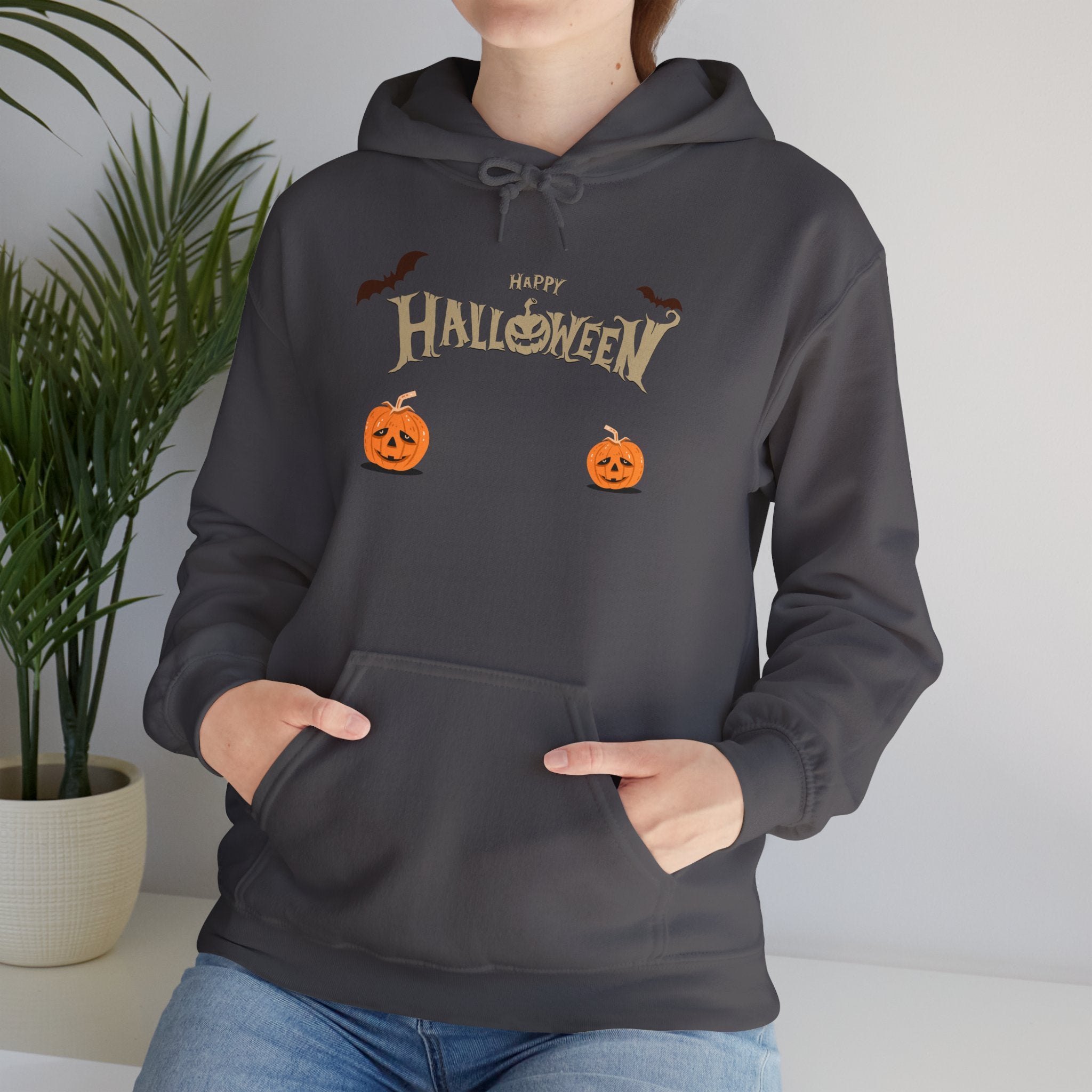 Halloween with Pumpkins | Unisex Heavy Blend Hooded Sweatshirt