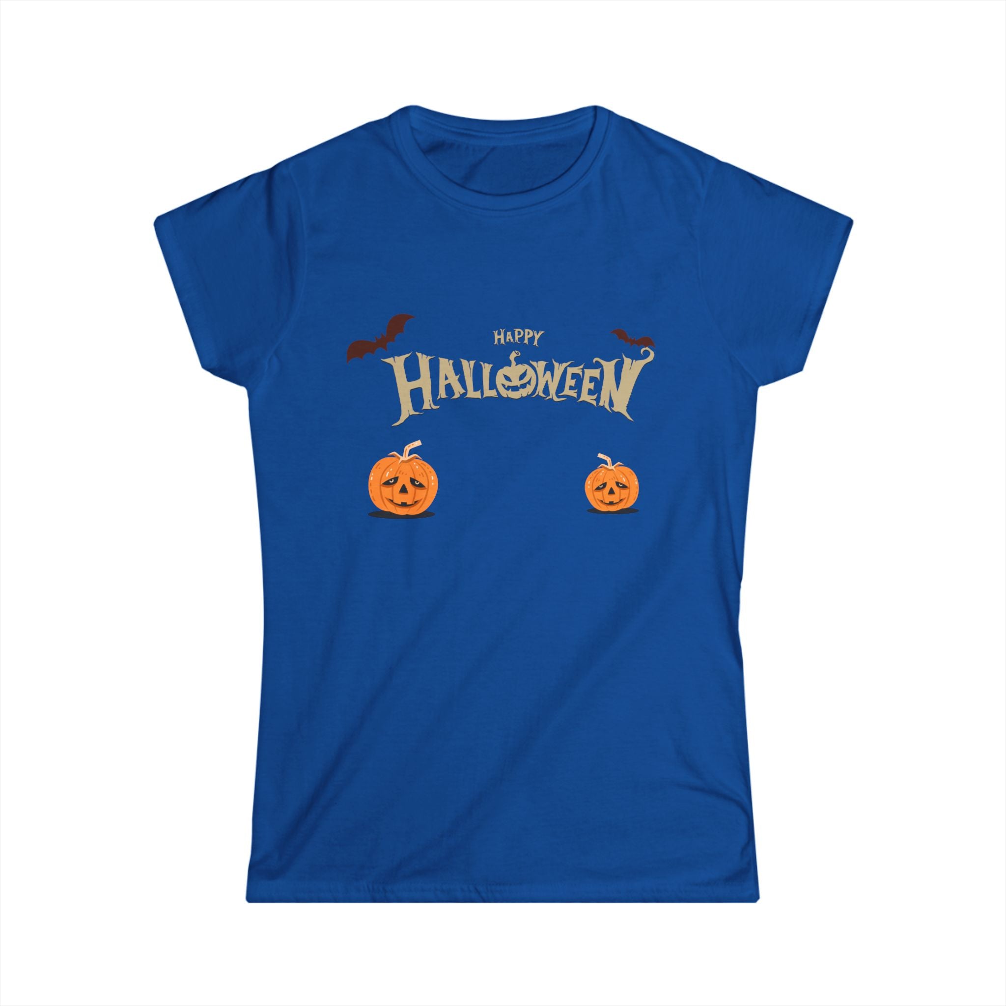 Halloween with Pumpkins | Women's Softstyle Tee