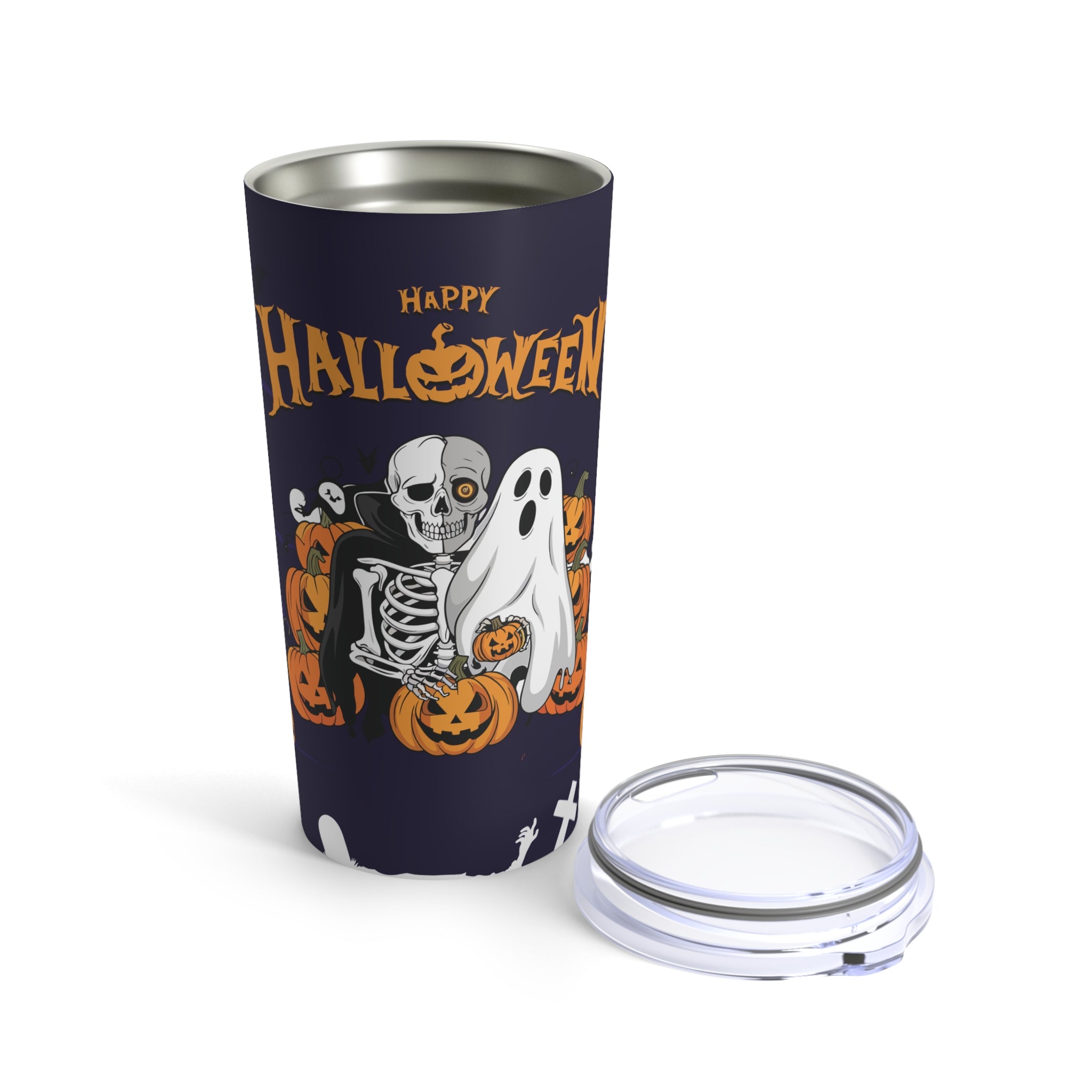 Happy Halloween is Better with Skeleton  | Tumbler