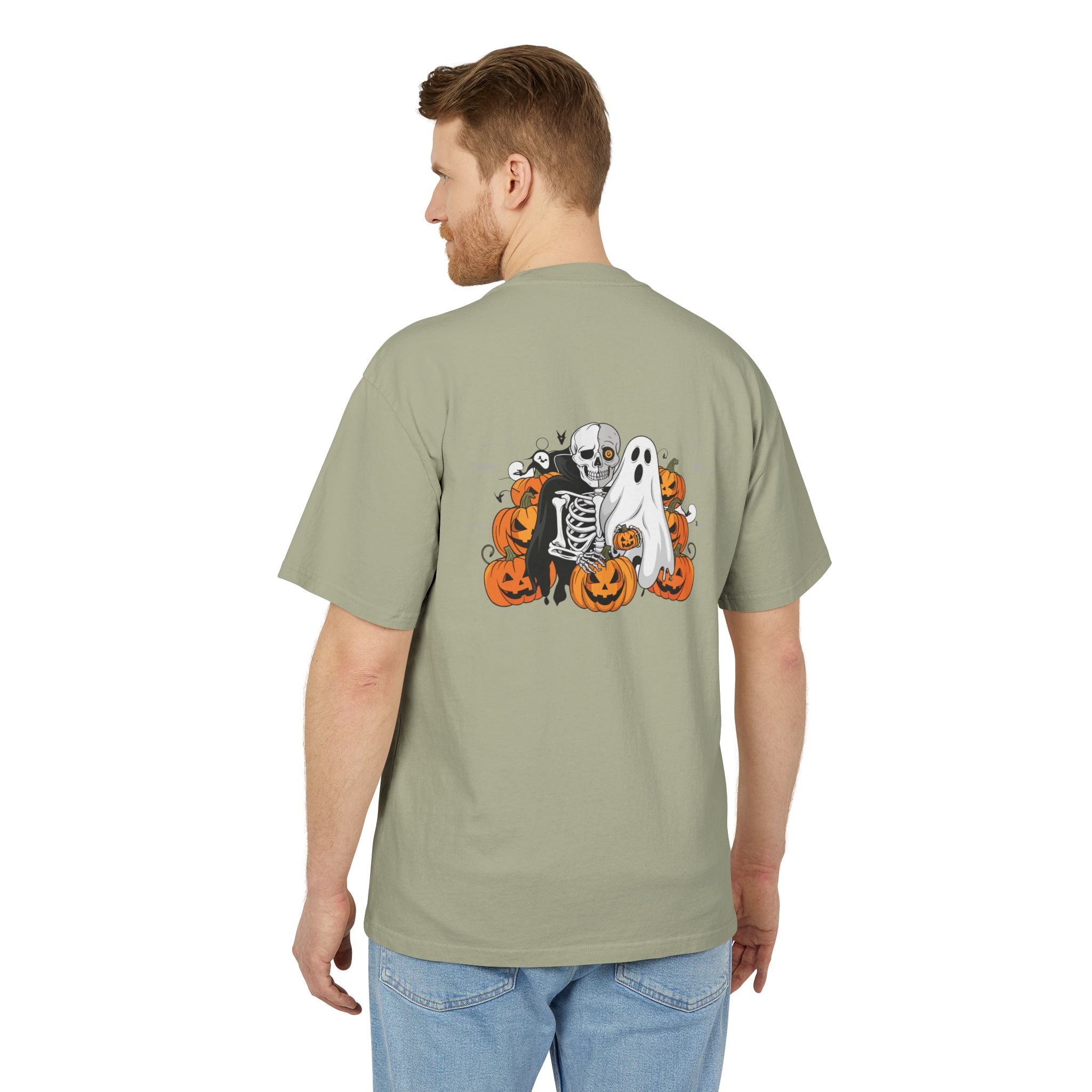 Halloween with Bats | Unisex Heavy Faded Tee