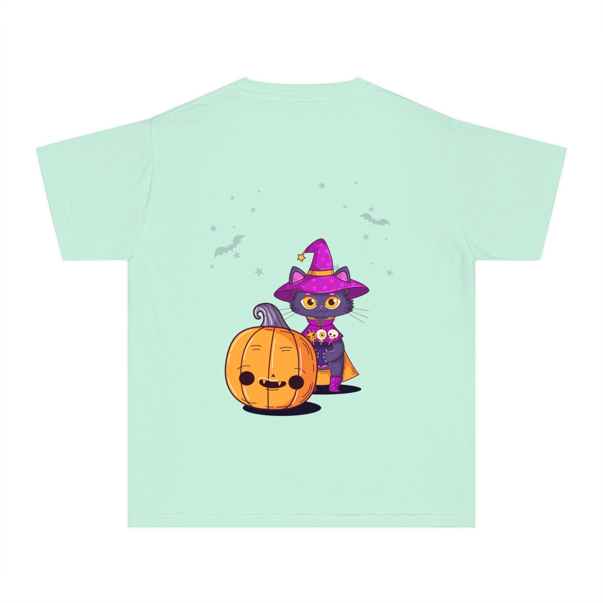Halloween with Witch's Cats | Youth Midweight Tee