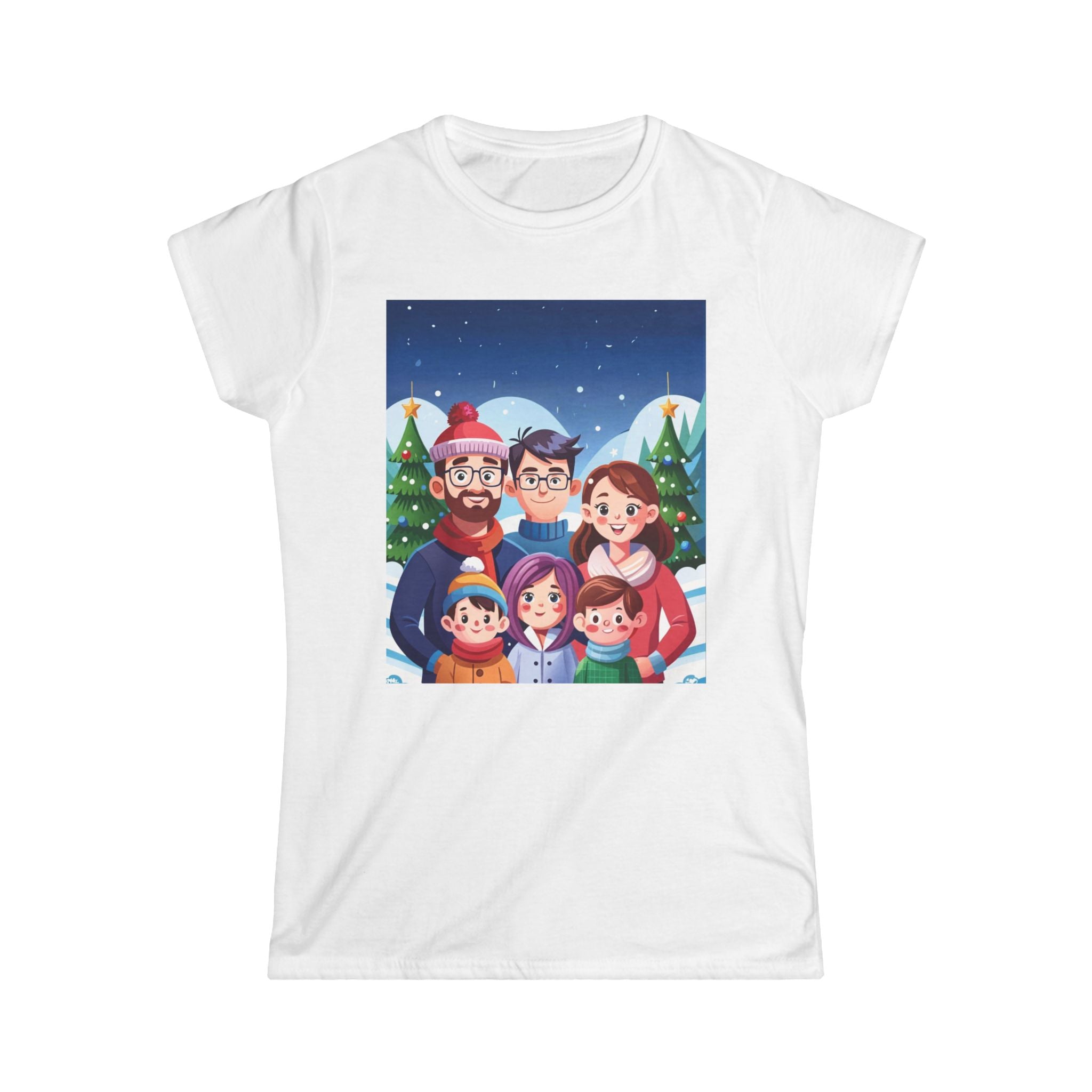 Happy Christmas Day Women's Softstyle Tee