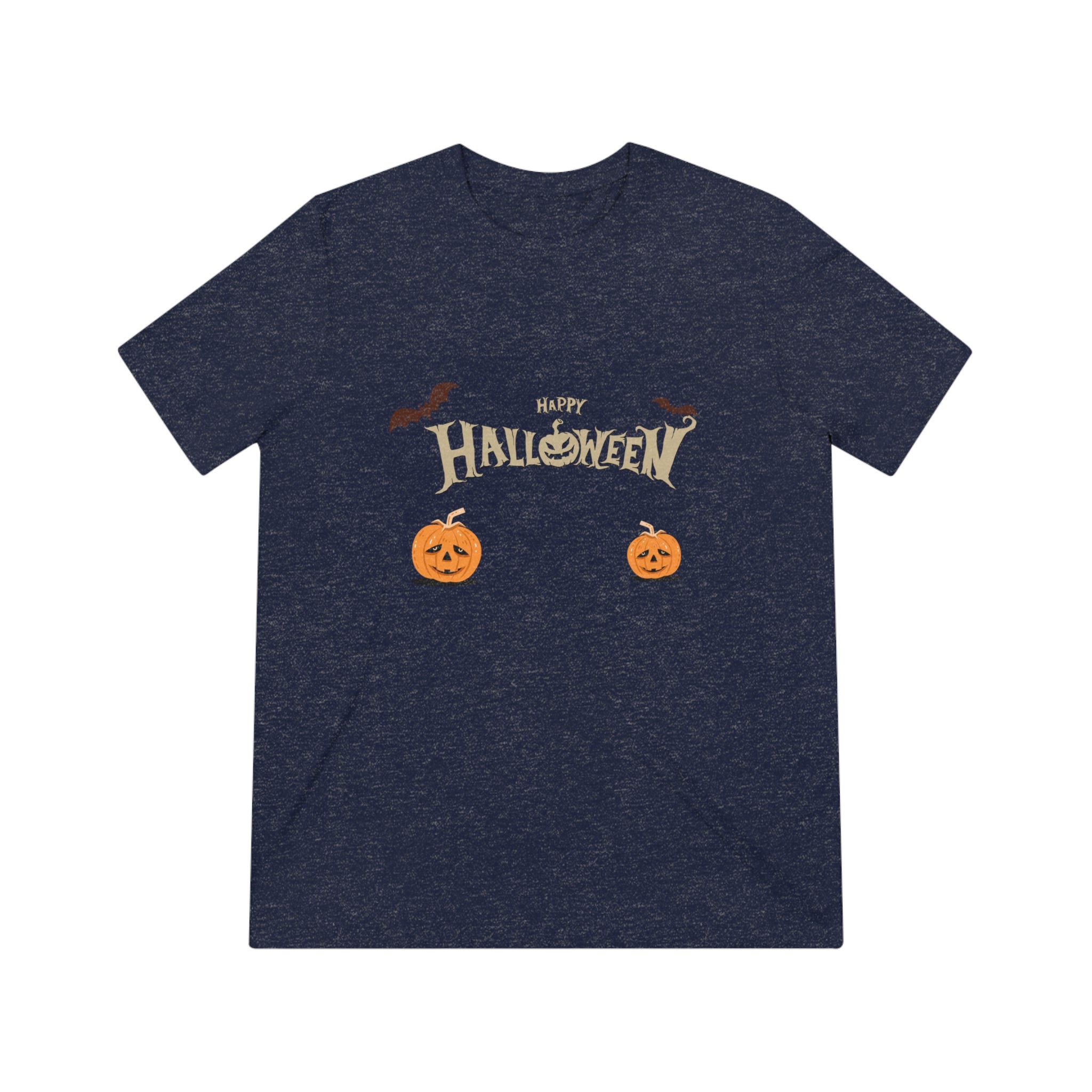 Halloween with Pumpkins | Unisex Triblend Tee