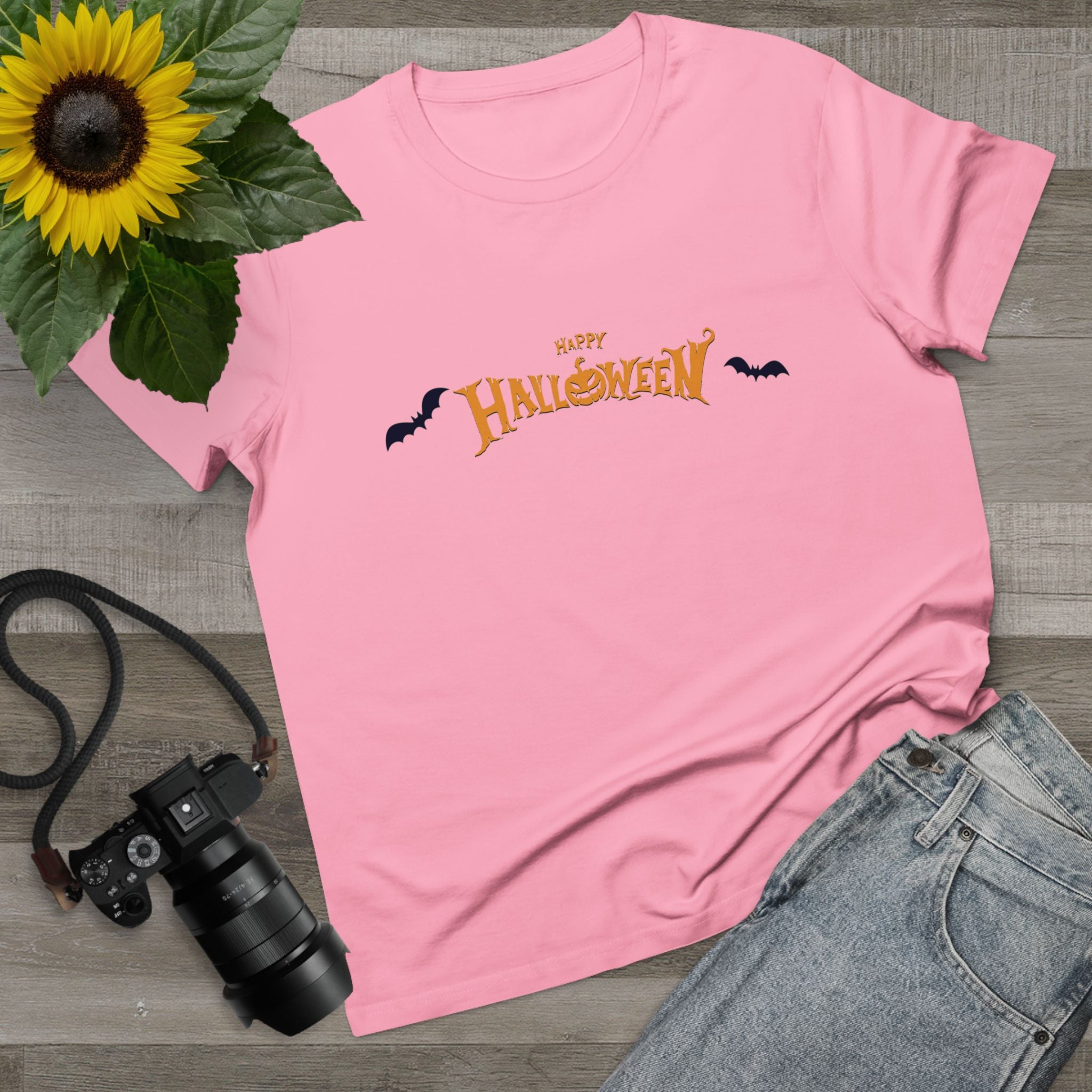 Halloween with Bats | Women’s Maple Tee