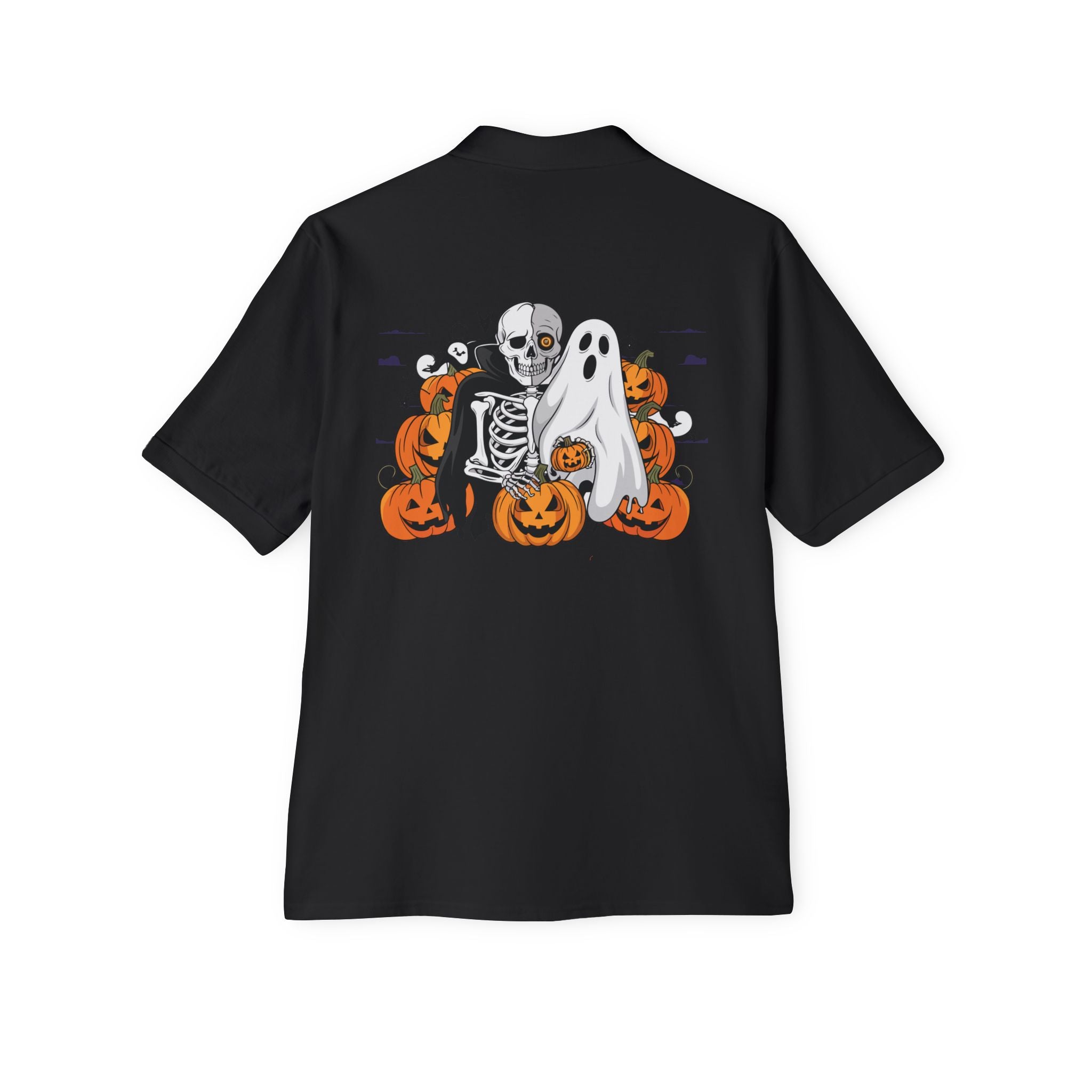 Halloween with Bats | Men's Piqué Polo