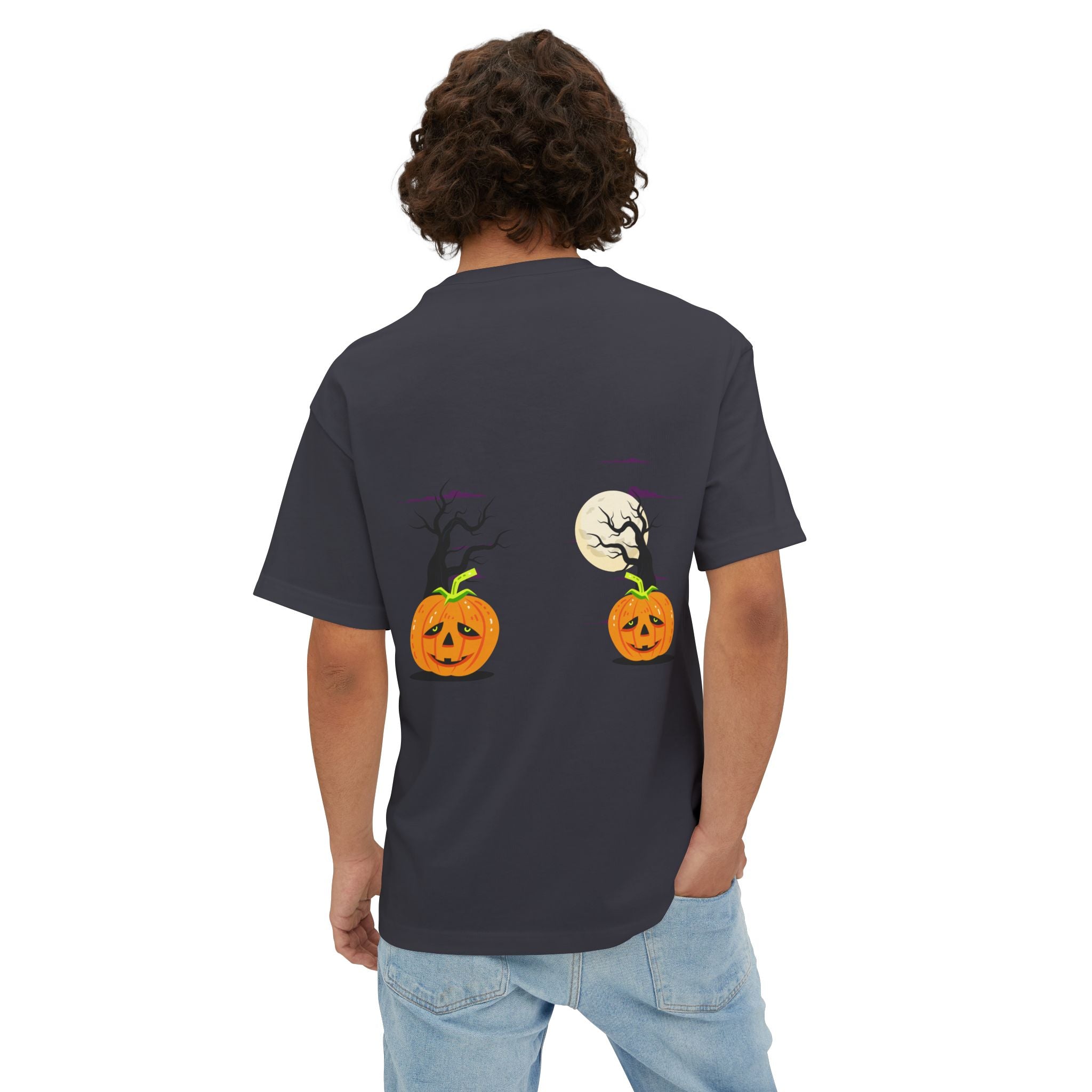 Halloween is Better with Cats | Unisex Oversized Boxy Tee