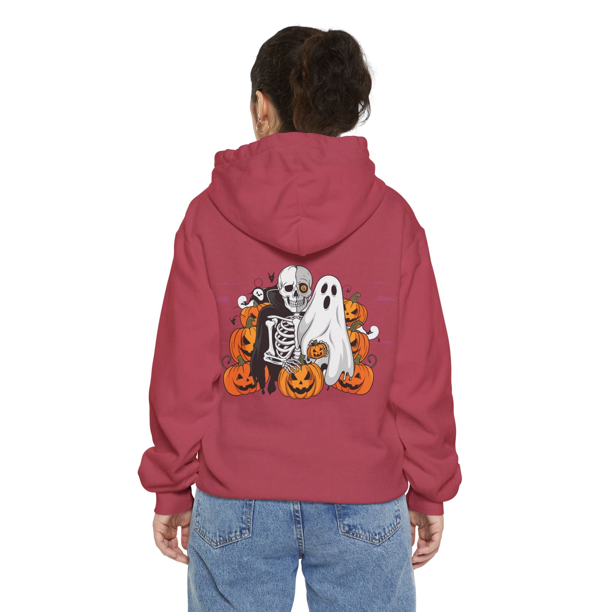 Halloween with Bats | Unisex Garment-Dyed Hoodie