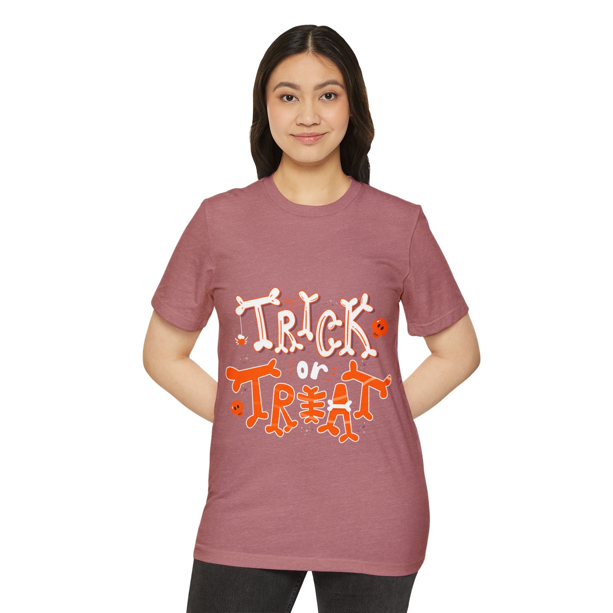 Halloween Trick or Treat | Unisex Recycled Organic T-Shirt