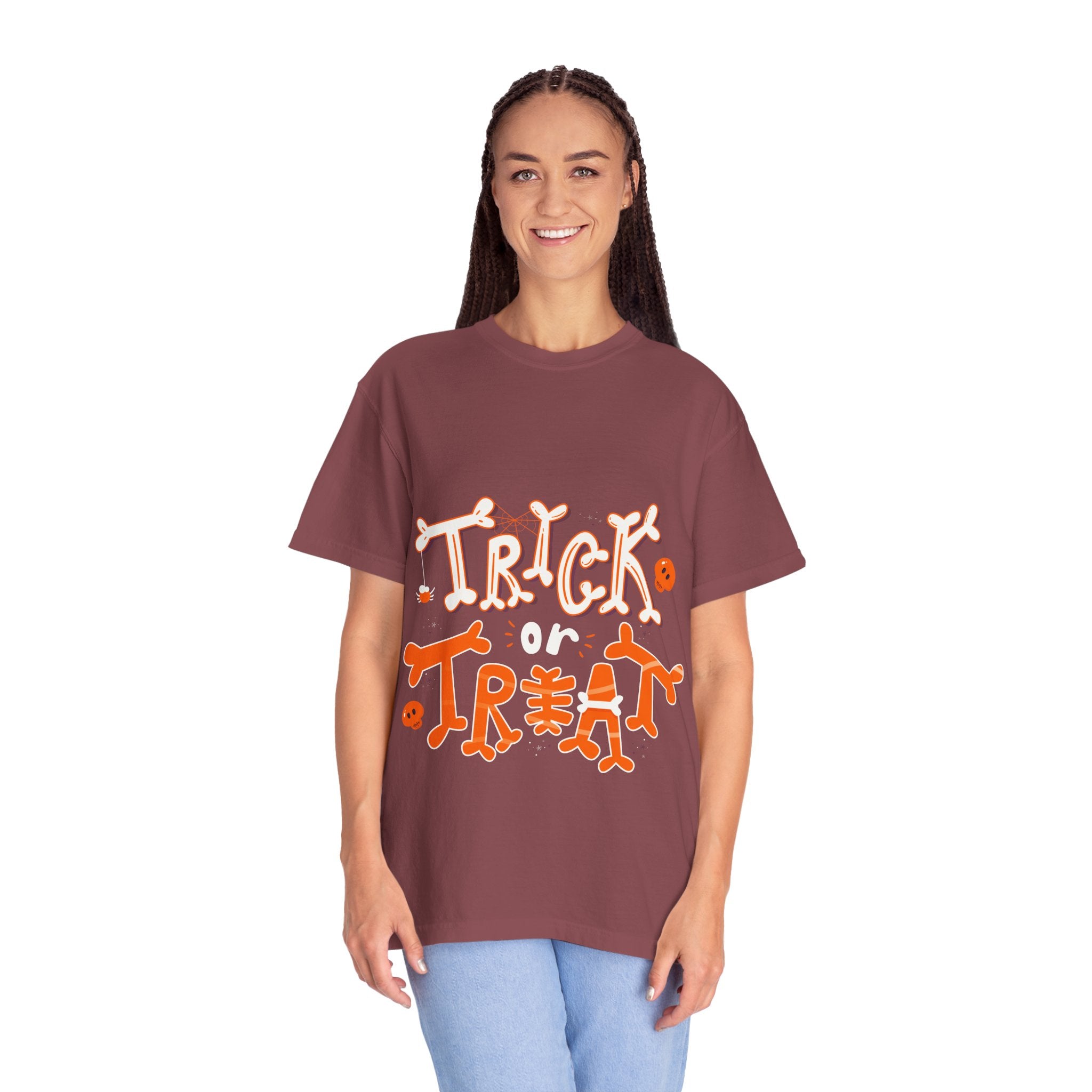Halloween Trick or Treat  | Unisex Garment-Dyed T-shirt